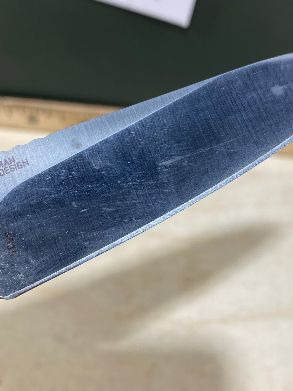 CRKT 6535 #-41. Light usage. Chip on blade.