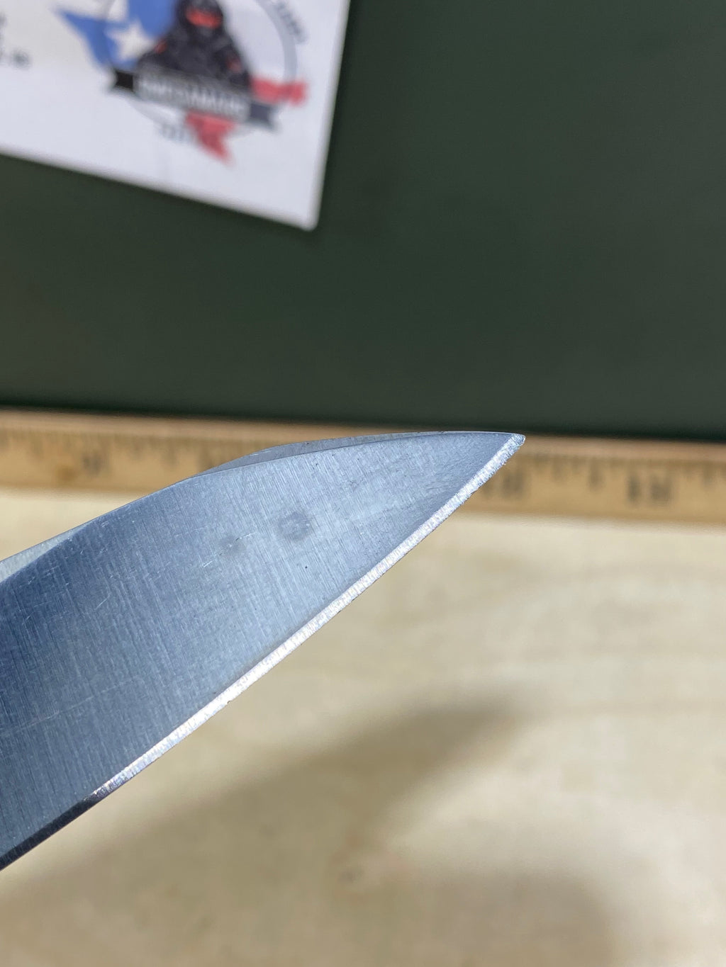 CRKT 6535 #-41. Light usage. Chip on blade.