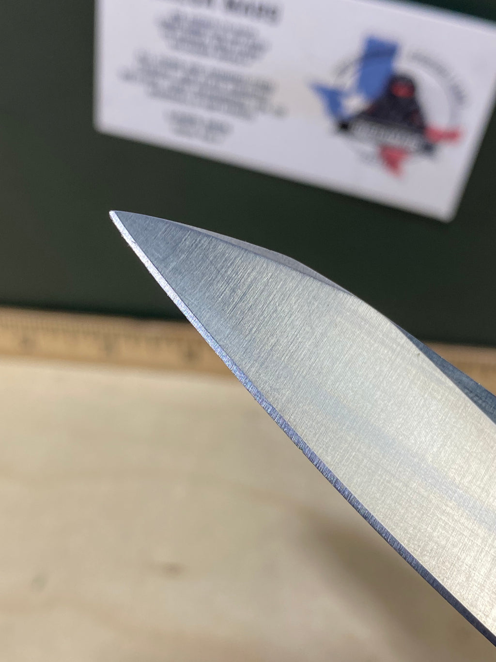 CRKT 6535 #-41. Light usage. Chip on blade.