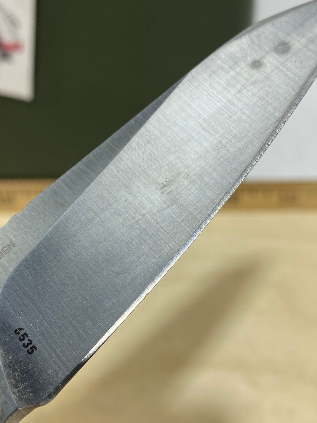 CRKT 6535 #-41. Light usage. Chip on blade.