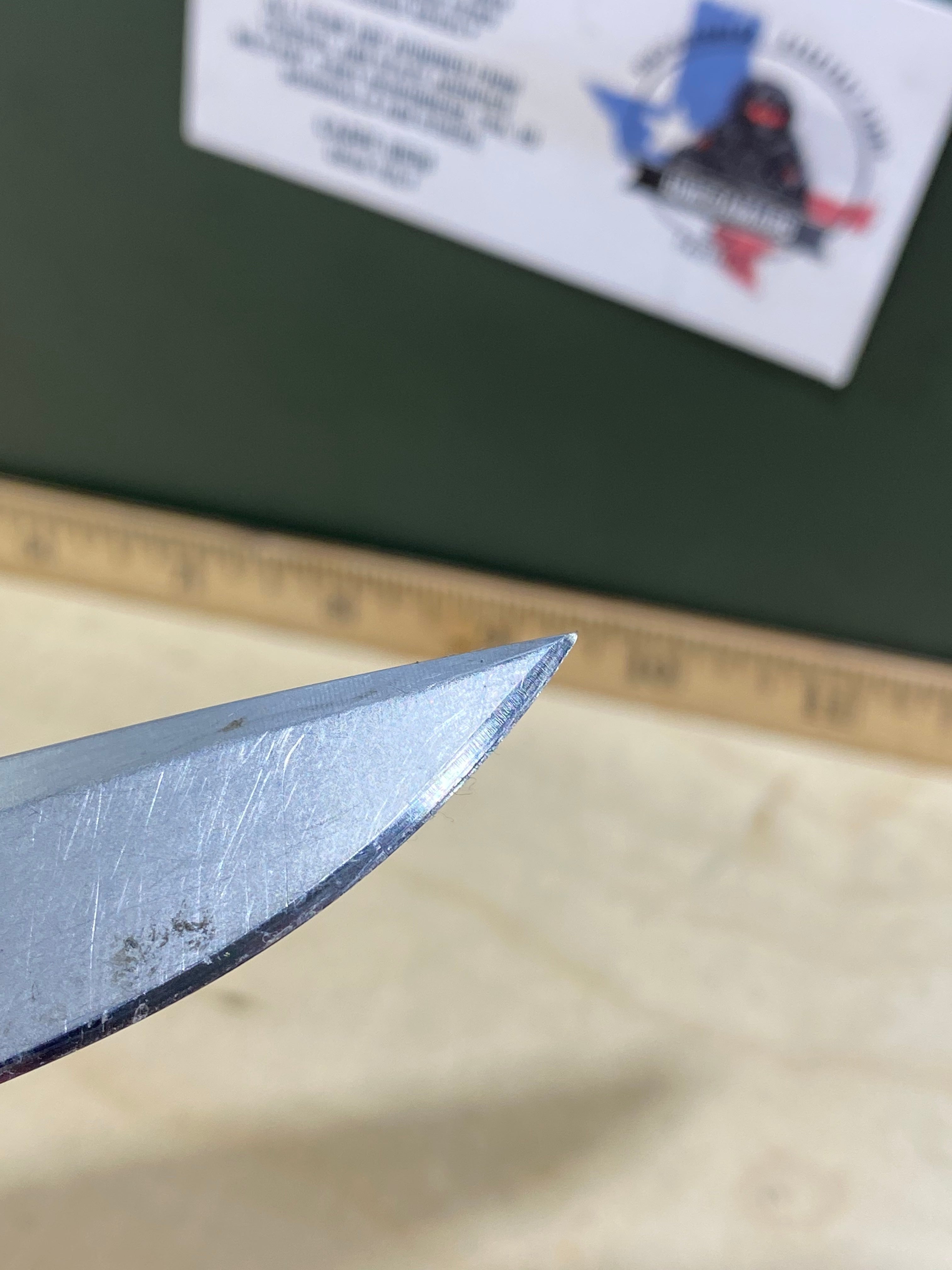 CRKT 7090 Cuatro #-42. Light usage. Resharpened. Discontinued.