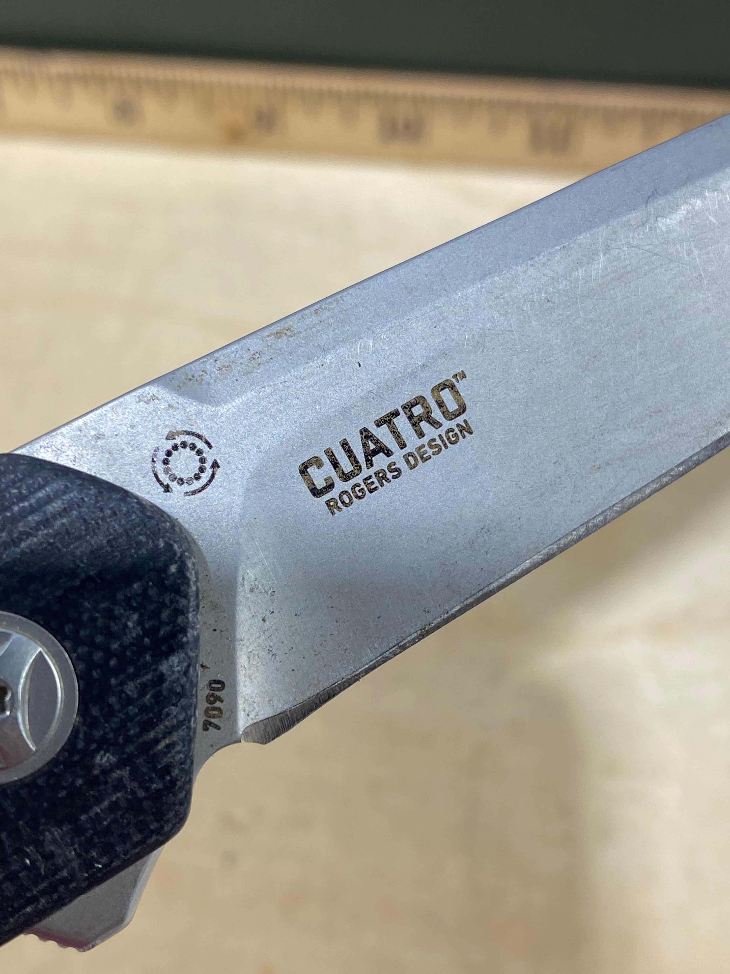 CRKT 7090 Cuatro #-43. Light usage. Discontinued.