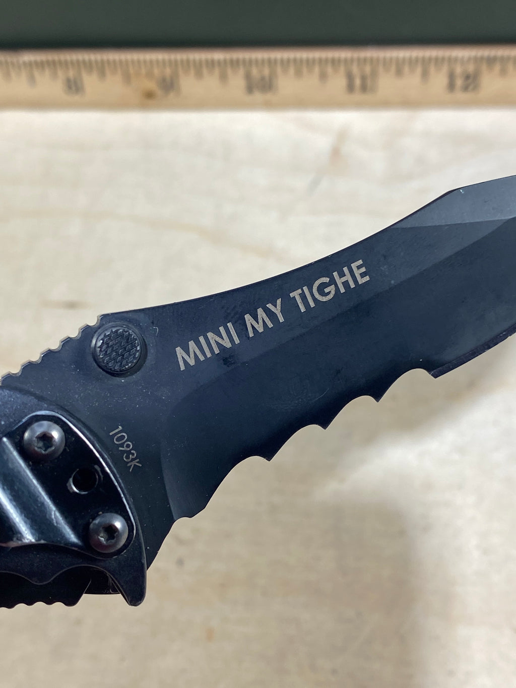 CRKT 1093K Mini My Tighe #-44. Light usage. Discontinued.