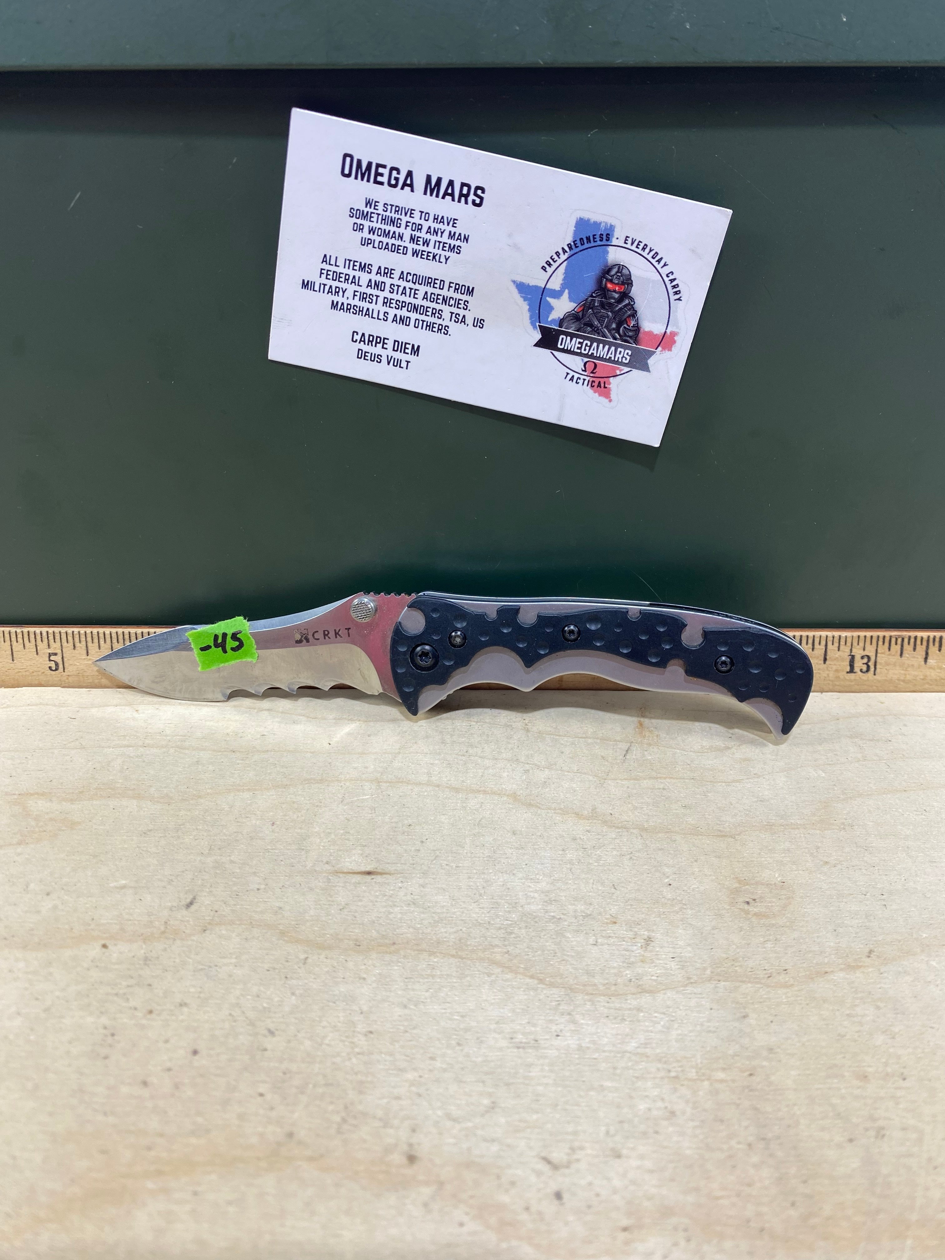 CRKT  1093 Mini My Tighe #-45. Light usage. Discontinued.