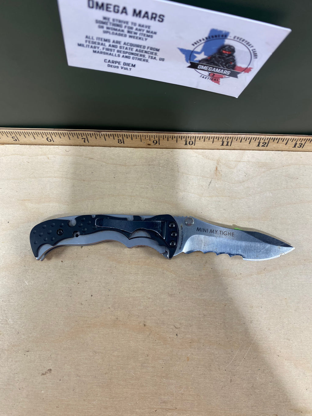 CRKT  1093 Mini My Tighe #-45. Light usage. Discontinued.