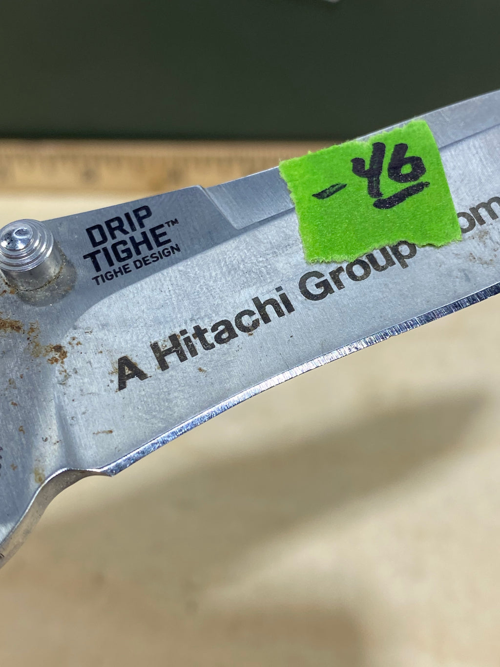 CRKT 1190 Drip Tighe #-46. Light usage. Dirty. Discontinued.