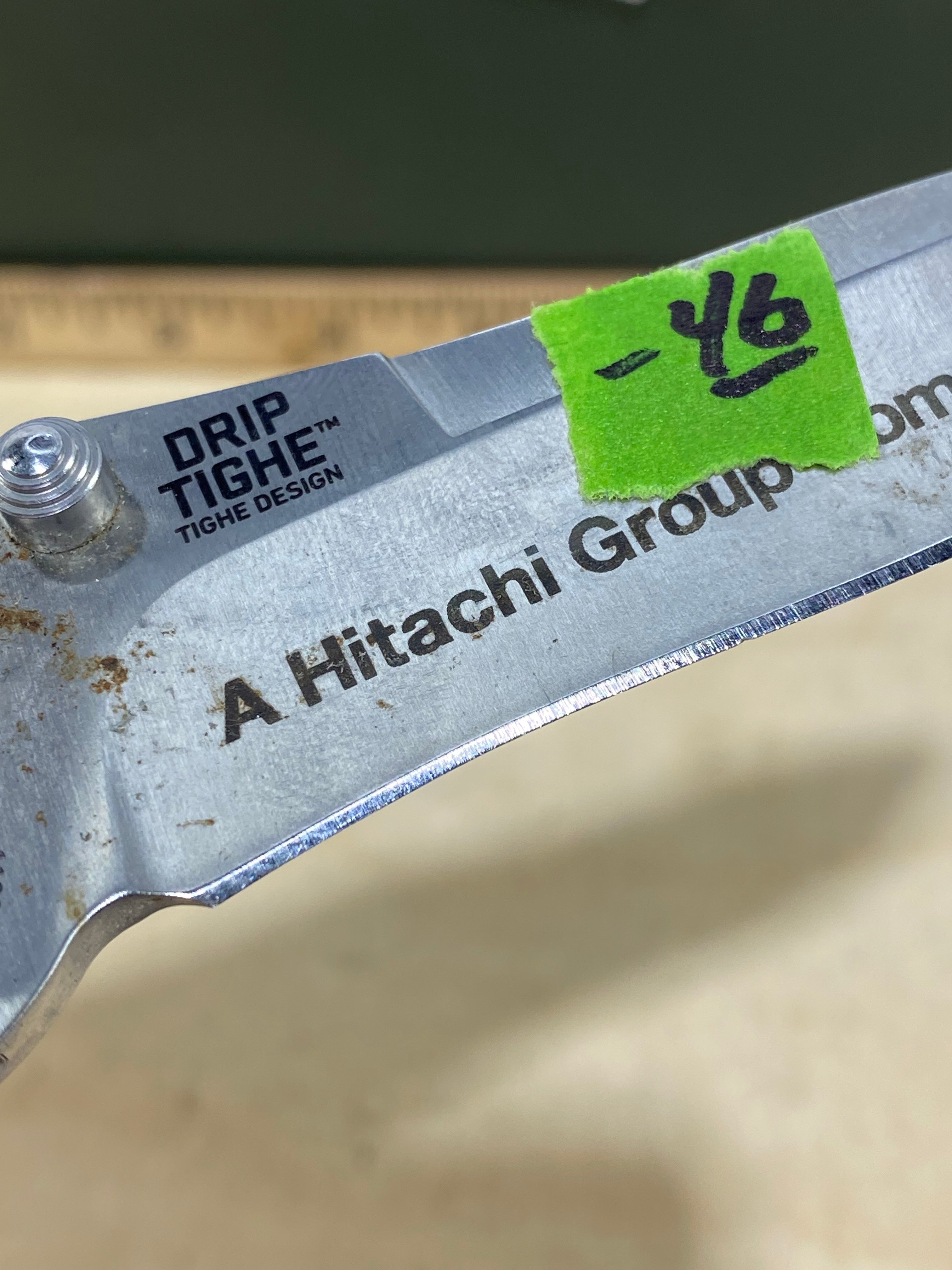 CRKT 1190 Drip Tighe #-46. Light usage. Dirty. Discontinued.