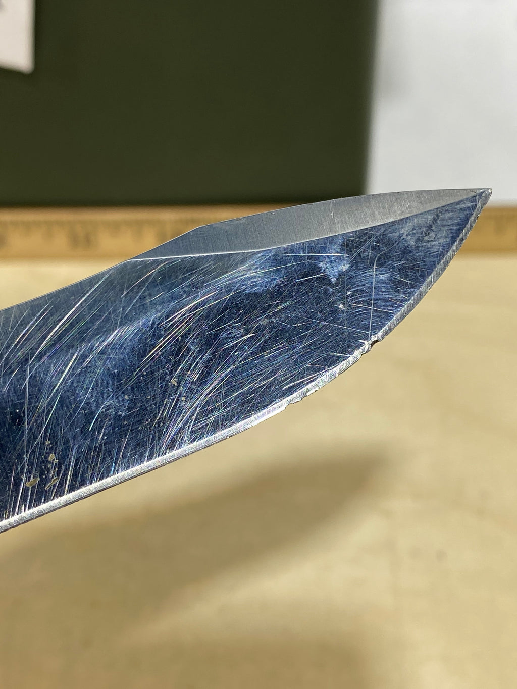 CRKT 1090 My Tighe #-47. Light usage. Chips on blade. Discontinued.