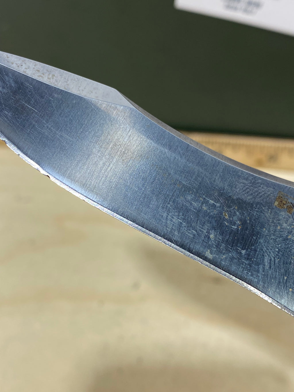 CRKT 1090 My Tighe #-47. Light usage. Chips on blade. Discontinued.