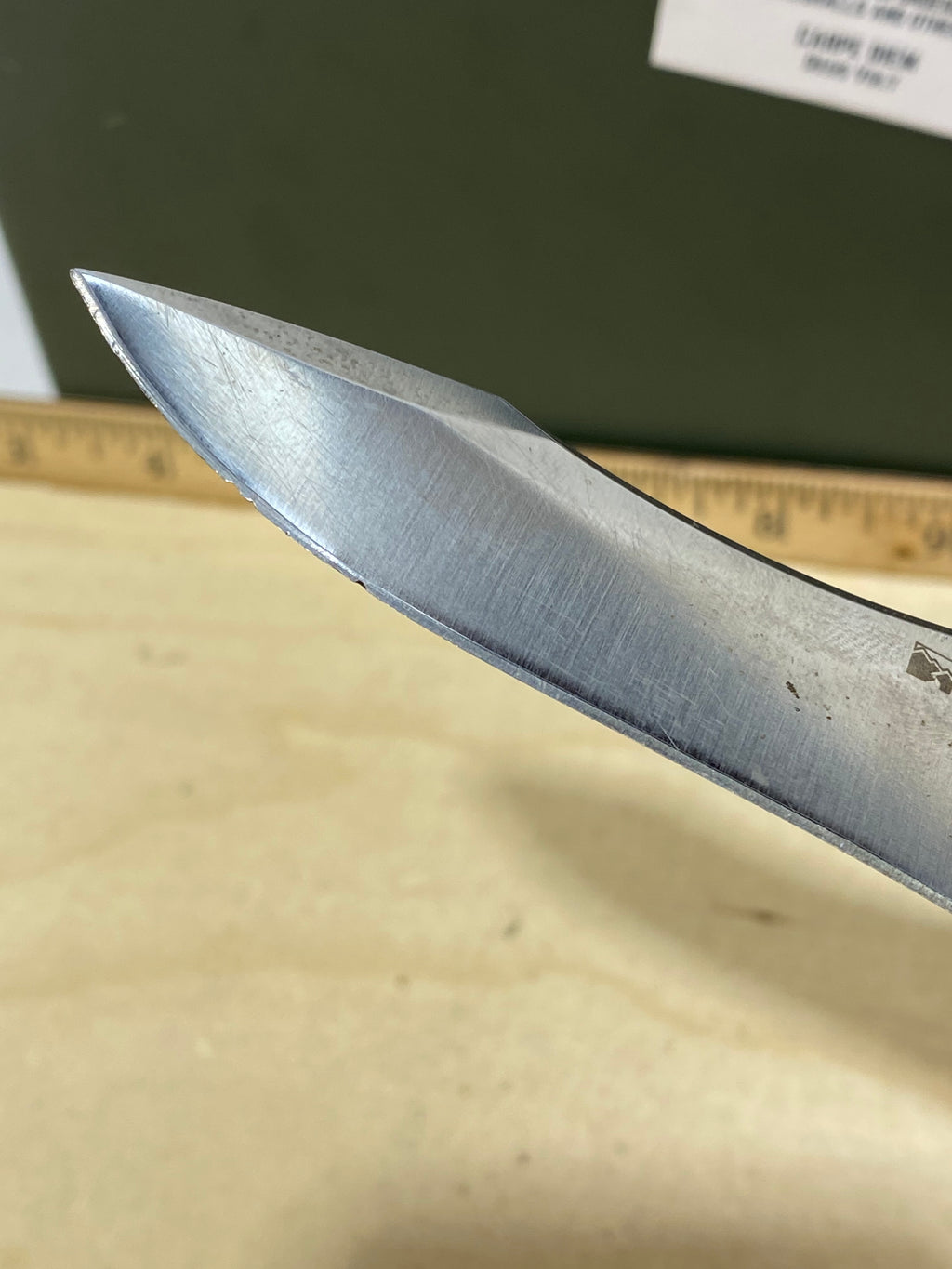 CRKT 1090 My Tighe #-47. Light usage. Chips on blade. Discontinued.