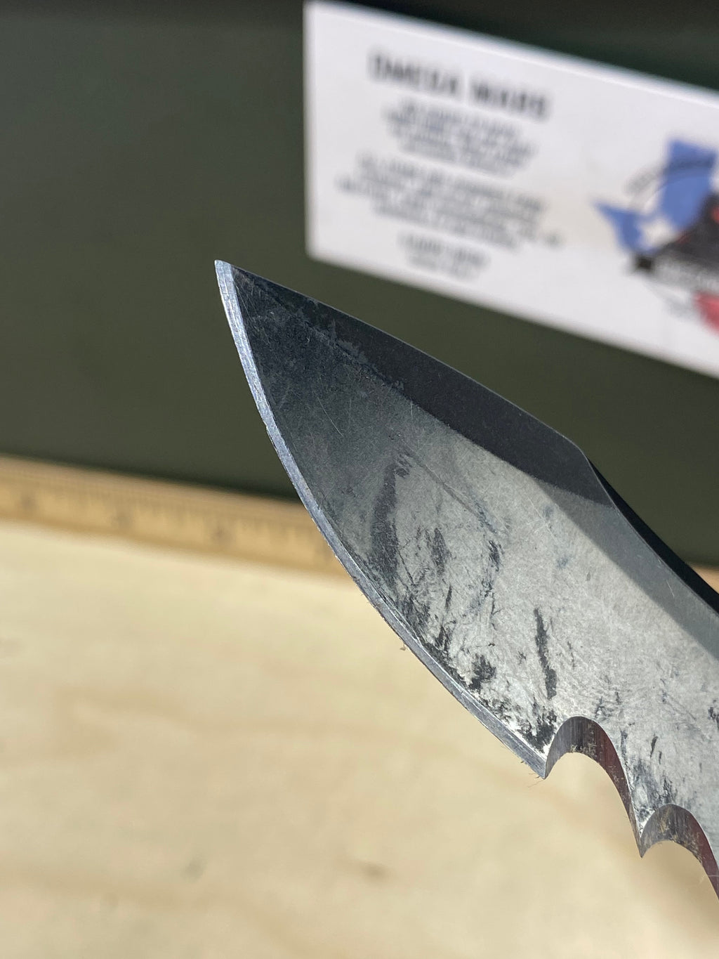 CRKT 1091K My Tighe #-49. Light usage. Dirty. Discontinued.