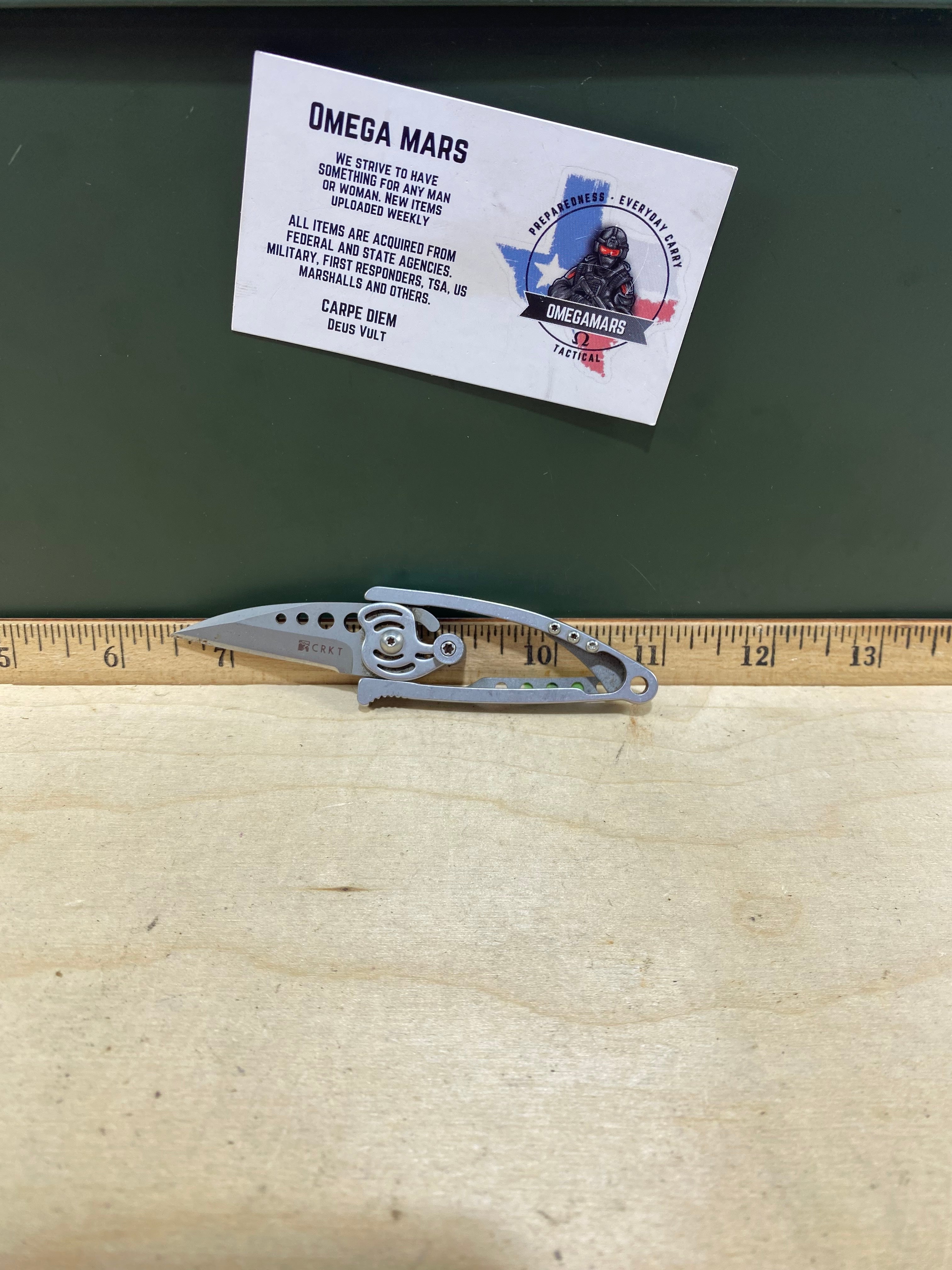 CRKT 5120 #-51. Light usage. Dirty. Discontinued.