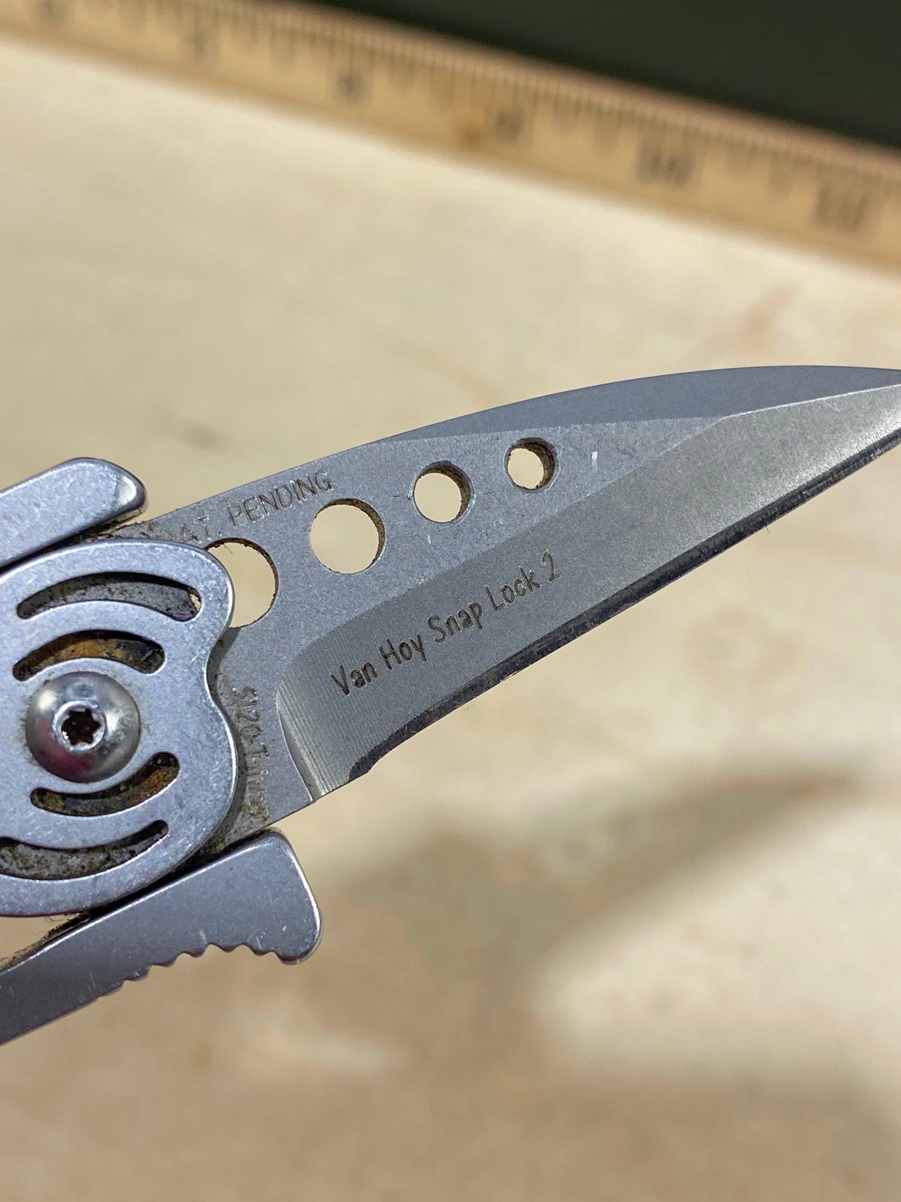 CRKT 5120 #-51. Light usage. Dirty. Discontinued.