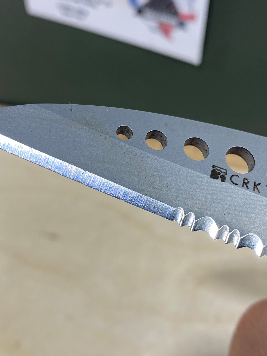 CRKT 5112 #-52. Light usage. Dirty. Discontinued.