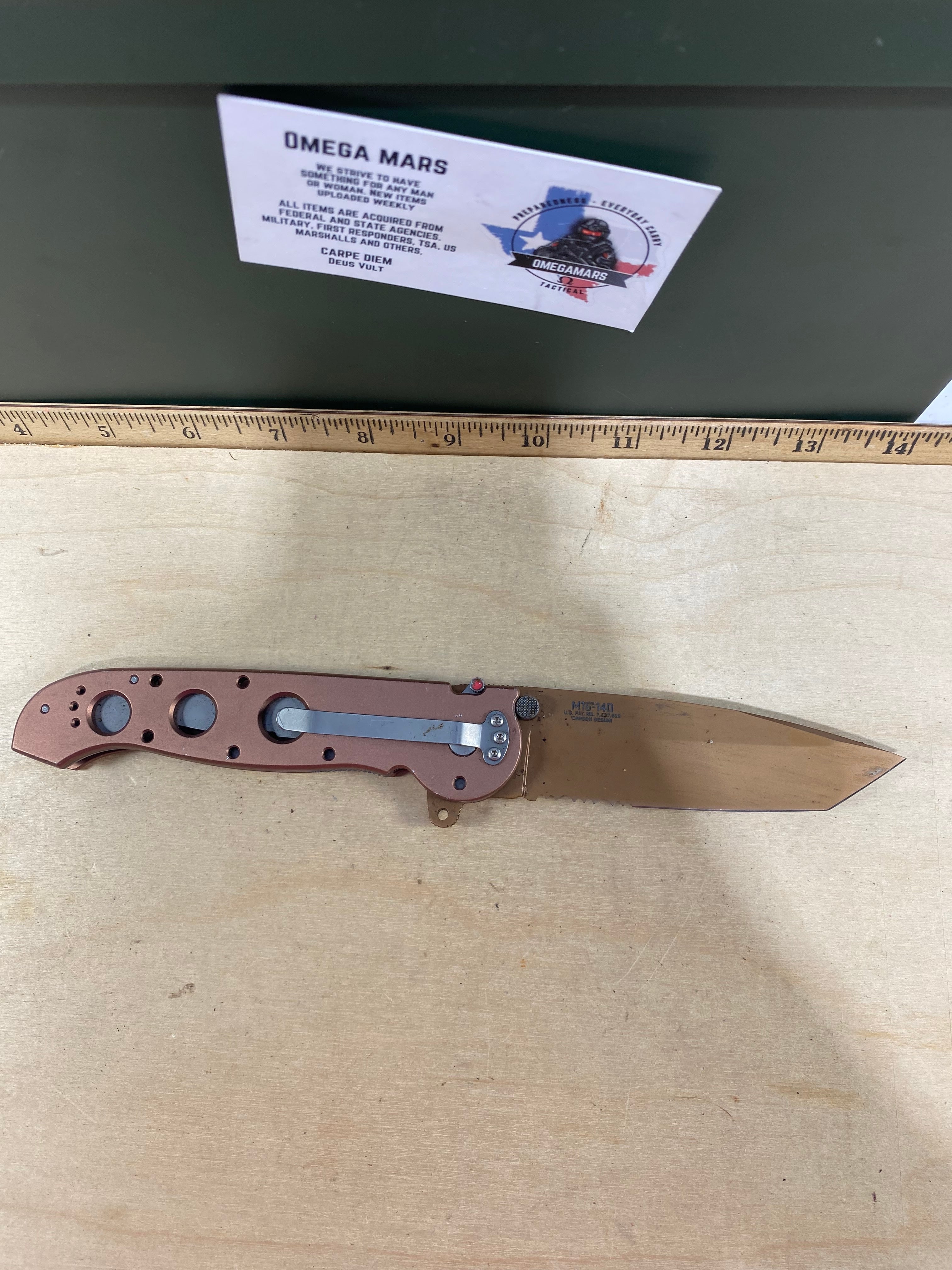 CRKT #-56. Light usage. Dirty.