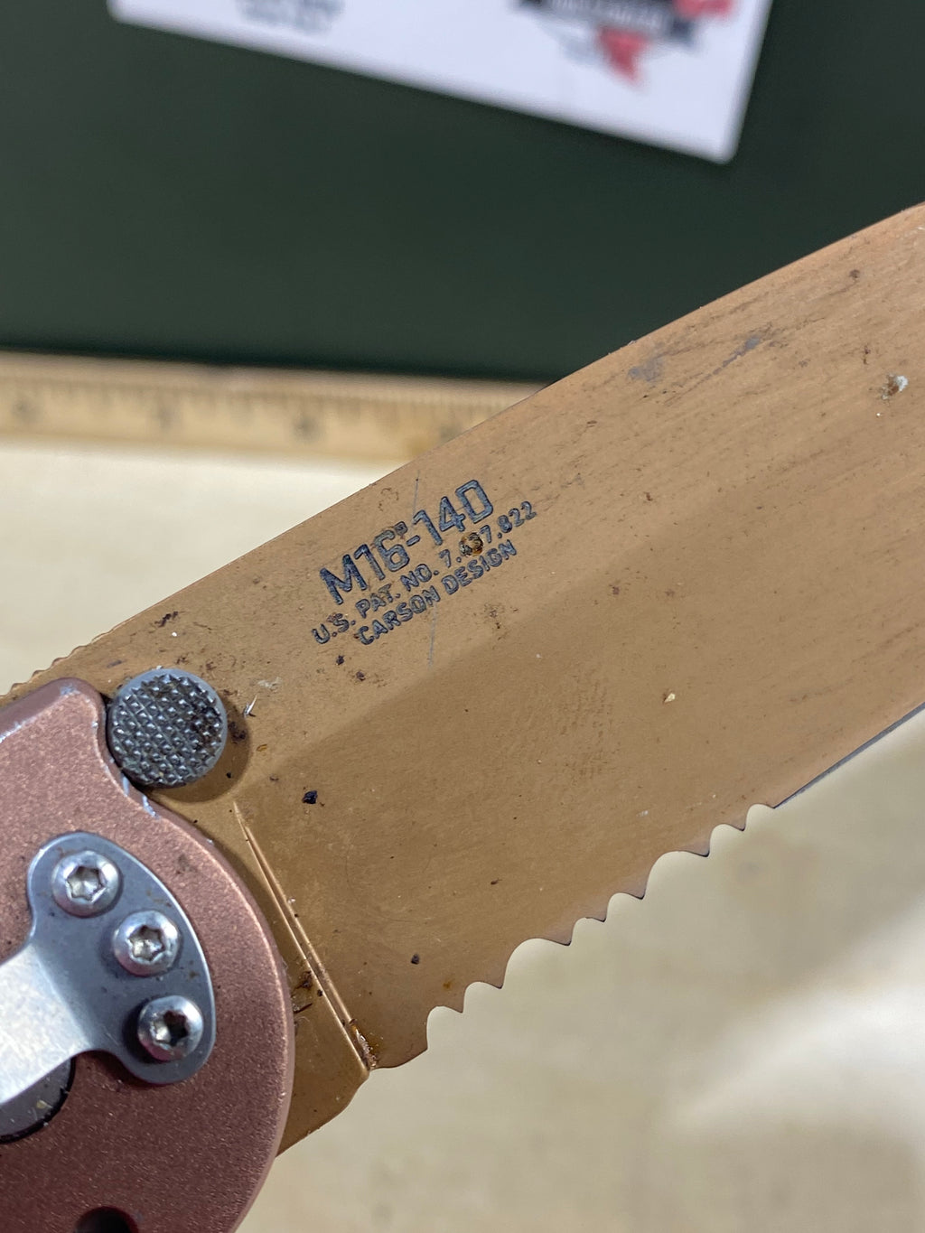CRKT #-56. Light usage. Dirty.