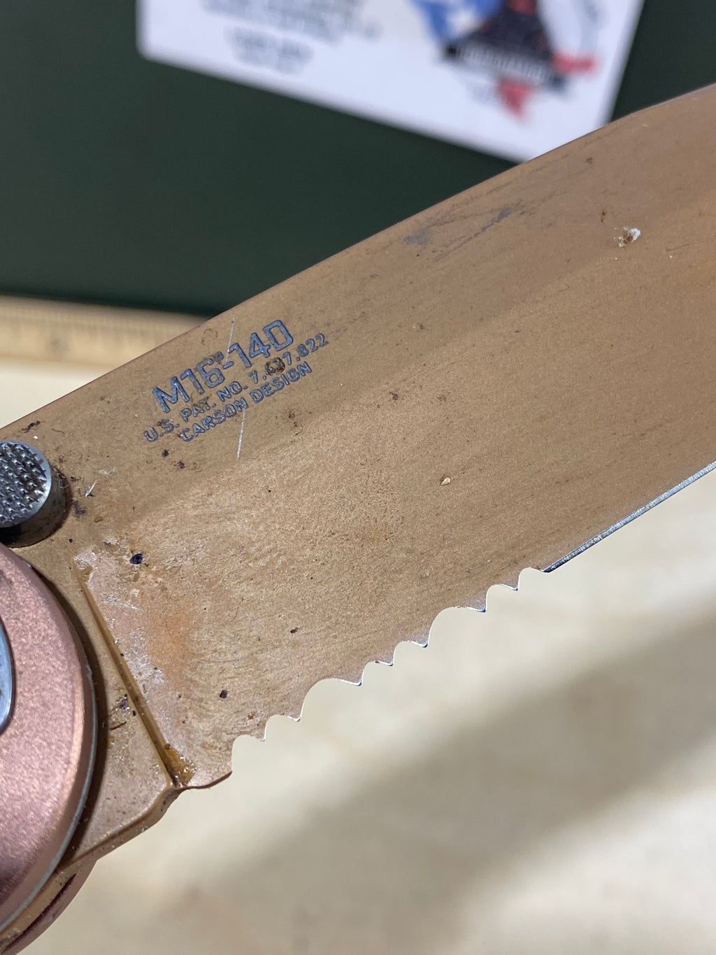 CRKT #-56. Light usage. Dirty.