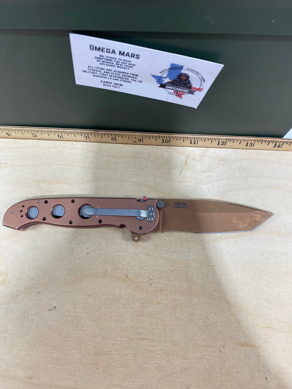 CRKT #-57. Light usage. Dirty. Resharpened