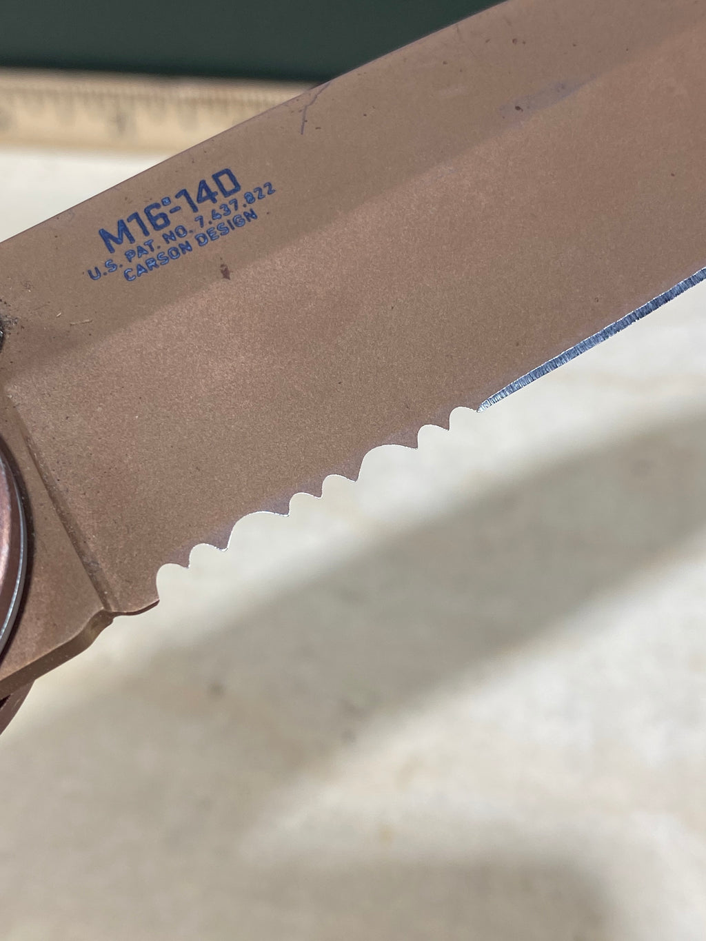 CRKT #-57. Light usage. Dirty. Resharpened