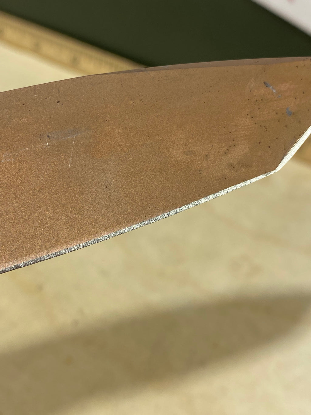 CRKT #-57. Light usage. Dirty. Resharpened
