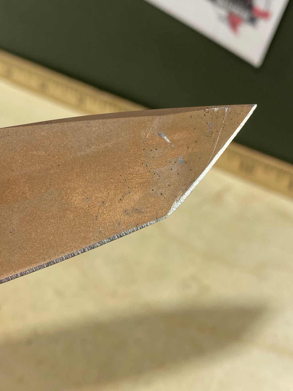 CRKT #-57. Light usage. Dirty. Resharpened