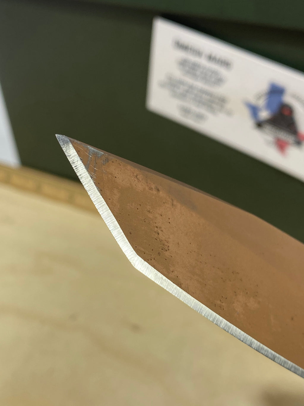 CRKT #-57. Light usage. Dirty. Resharpened