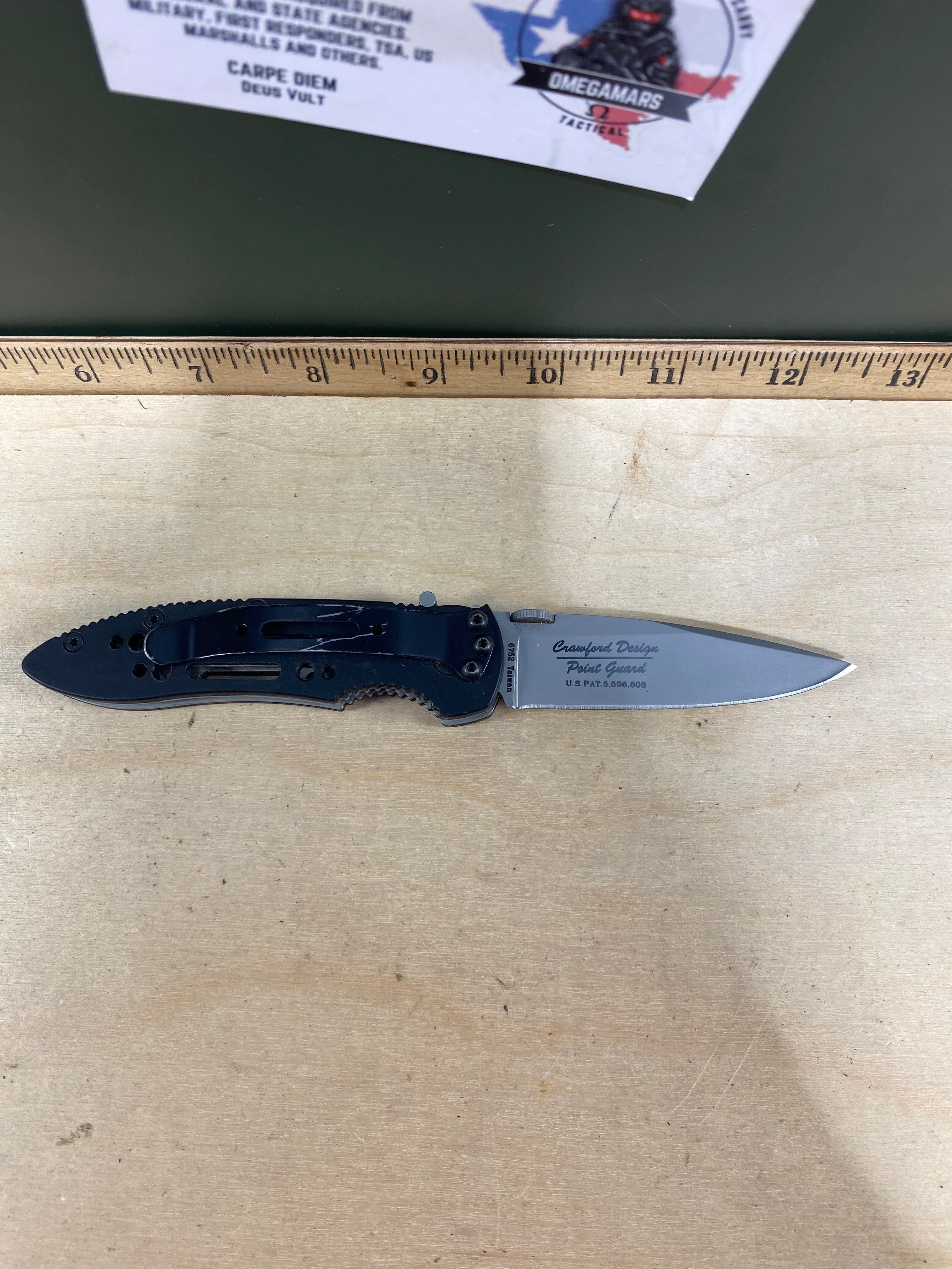 CRKT 6752 Crawford Point Guard #-58. Light usage. Discontinued.