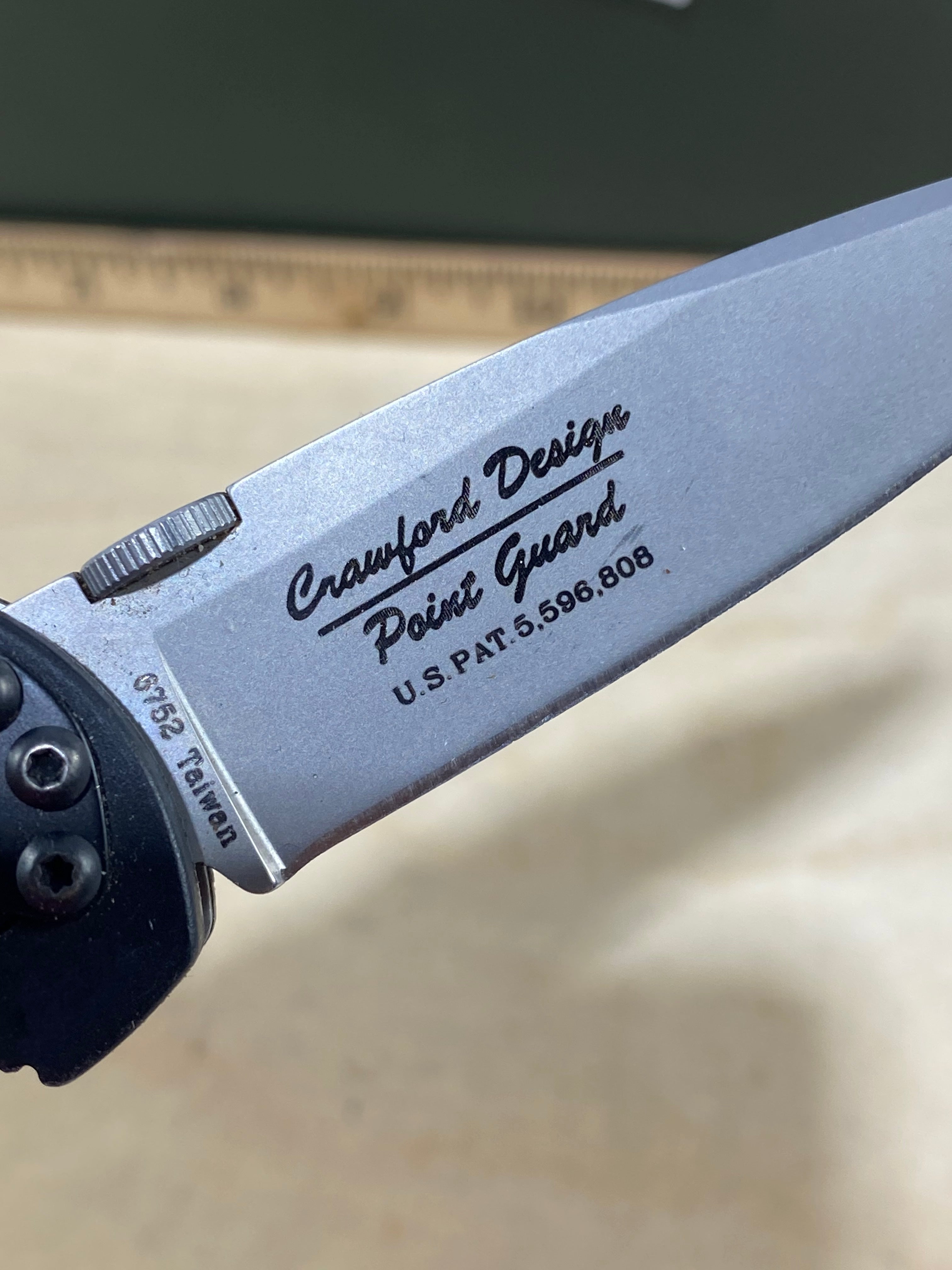 CRKT 6752 Crawford Point Guard #-58. Light usage. Discontinued.