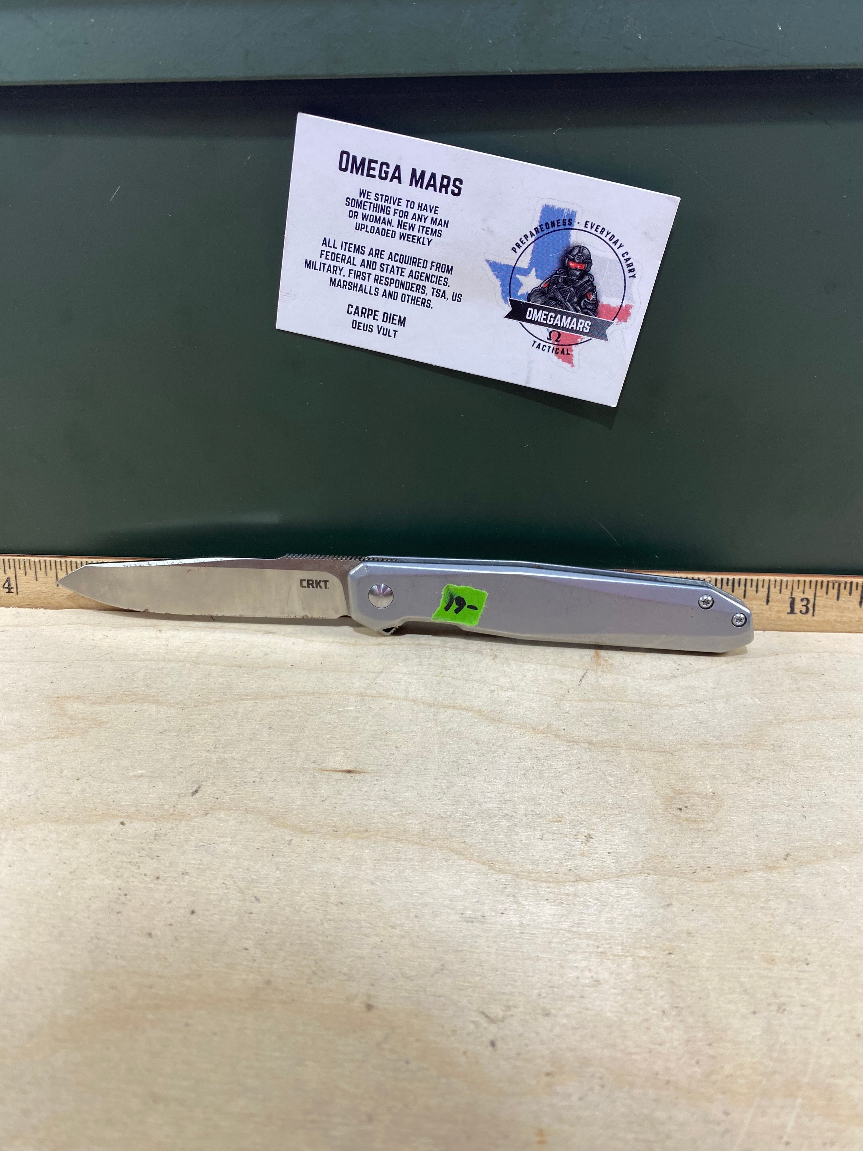 CRKT K230XXP #-61. Light usage. Dirty.