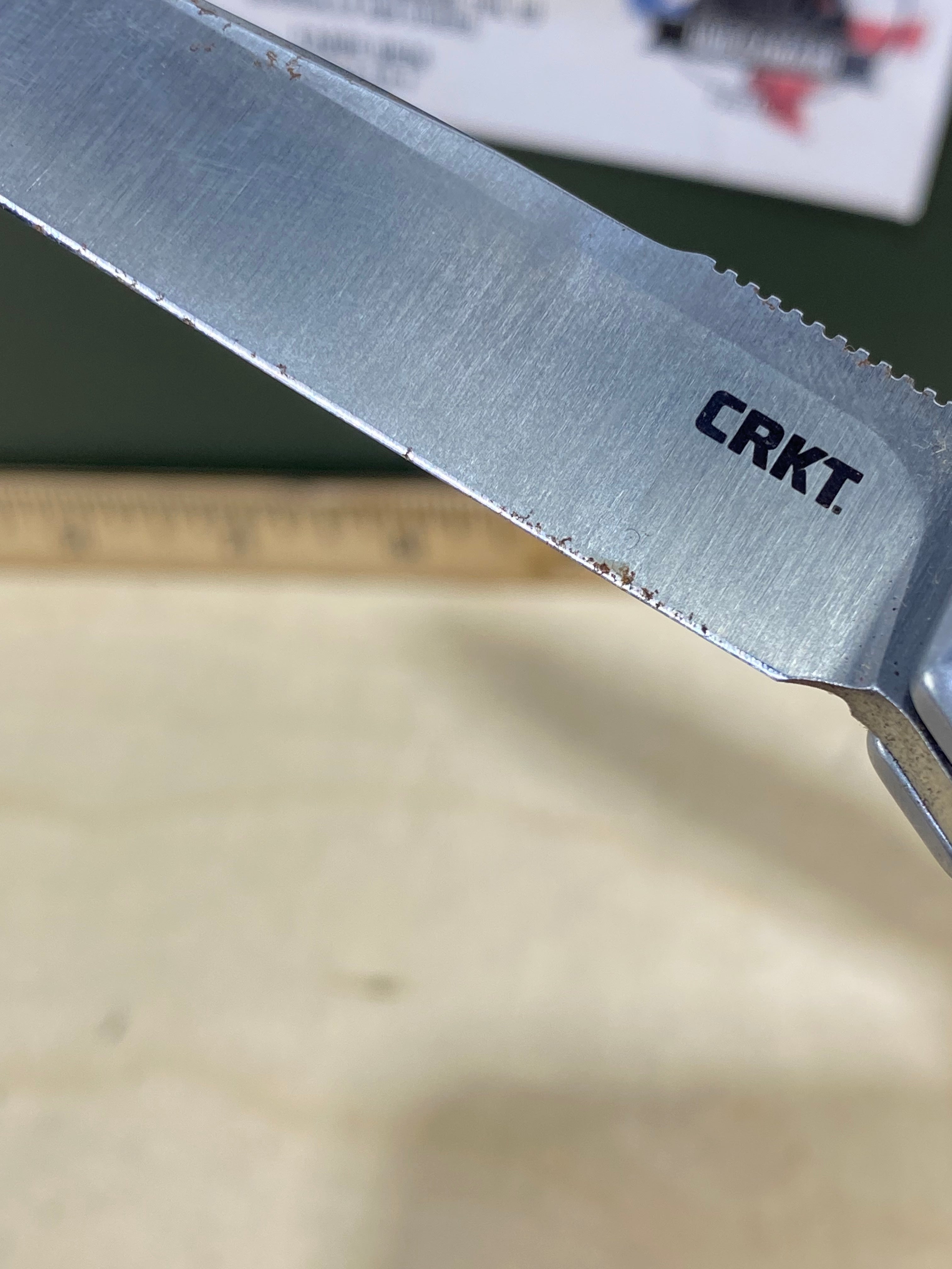 CRKT K230XXP #-61. Light usage. Dirty.
