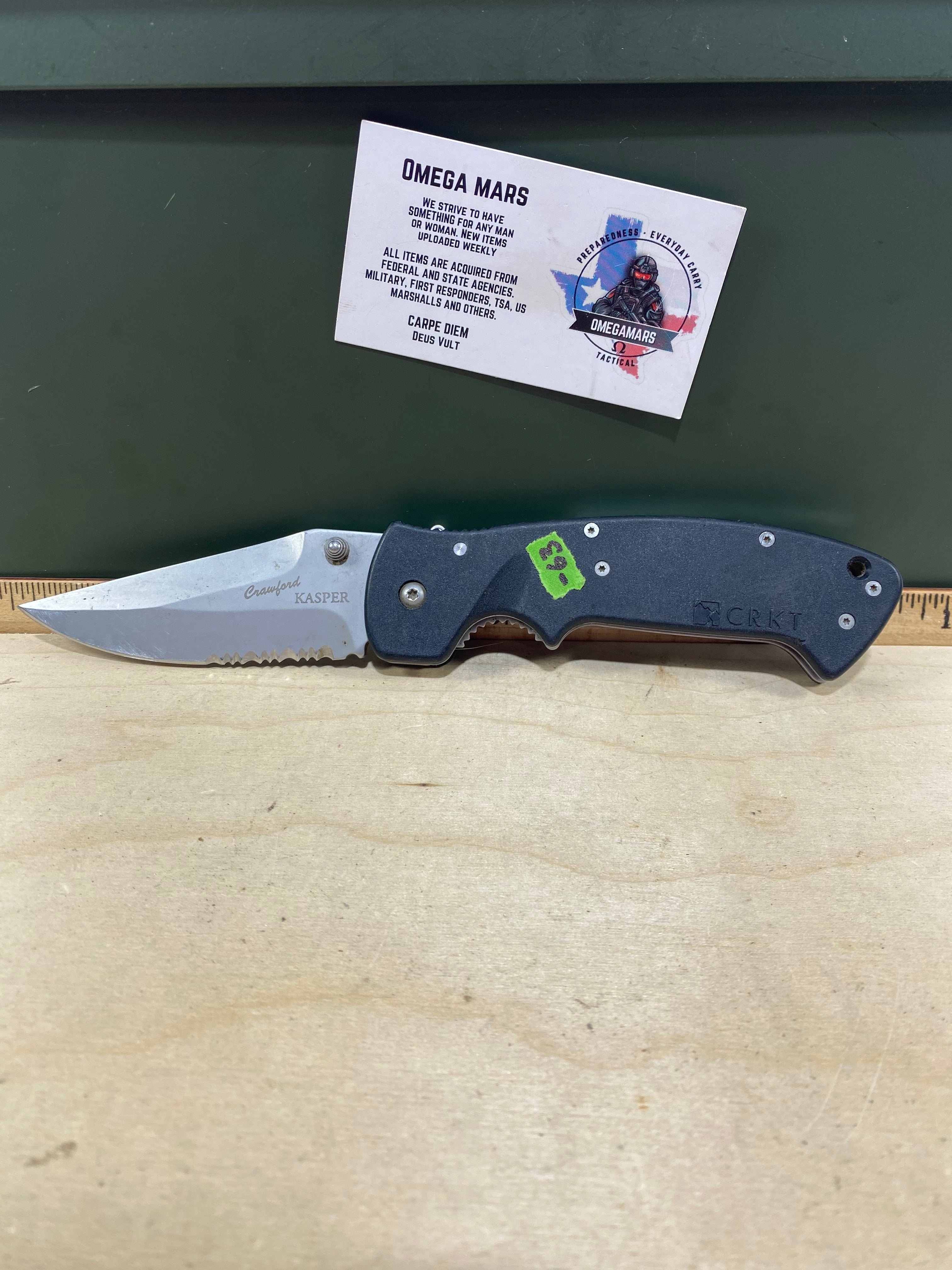 CRKT 6783 #-63. Light usage. Resharpened. Discontinued