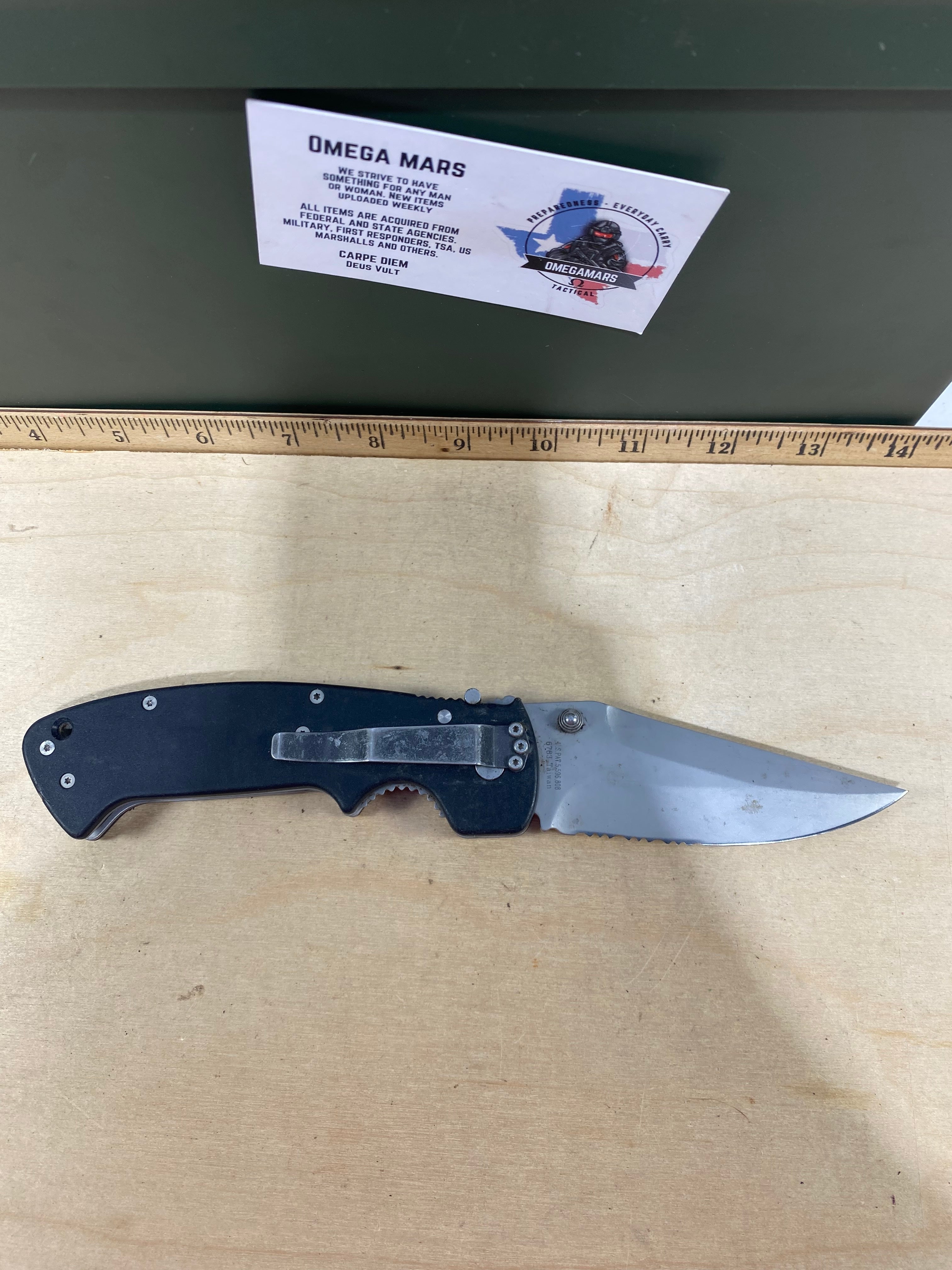 CRKT 6783 #-63. Light usage. Resharpened. Discontinued