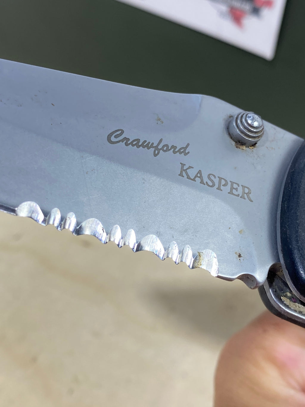 CRKT 6783 #-63. Light usage. Resharpened. Discontinued