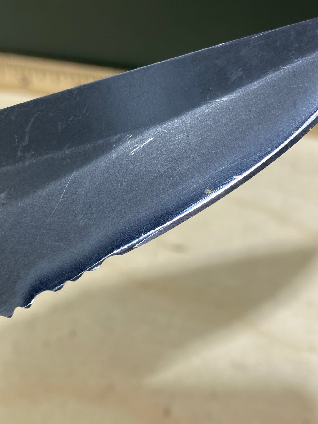 CRKT 6783N #-64. Light usage. Resharpened. Tip bent. Discontinued.