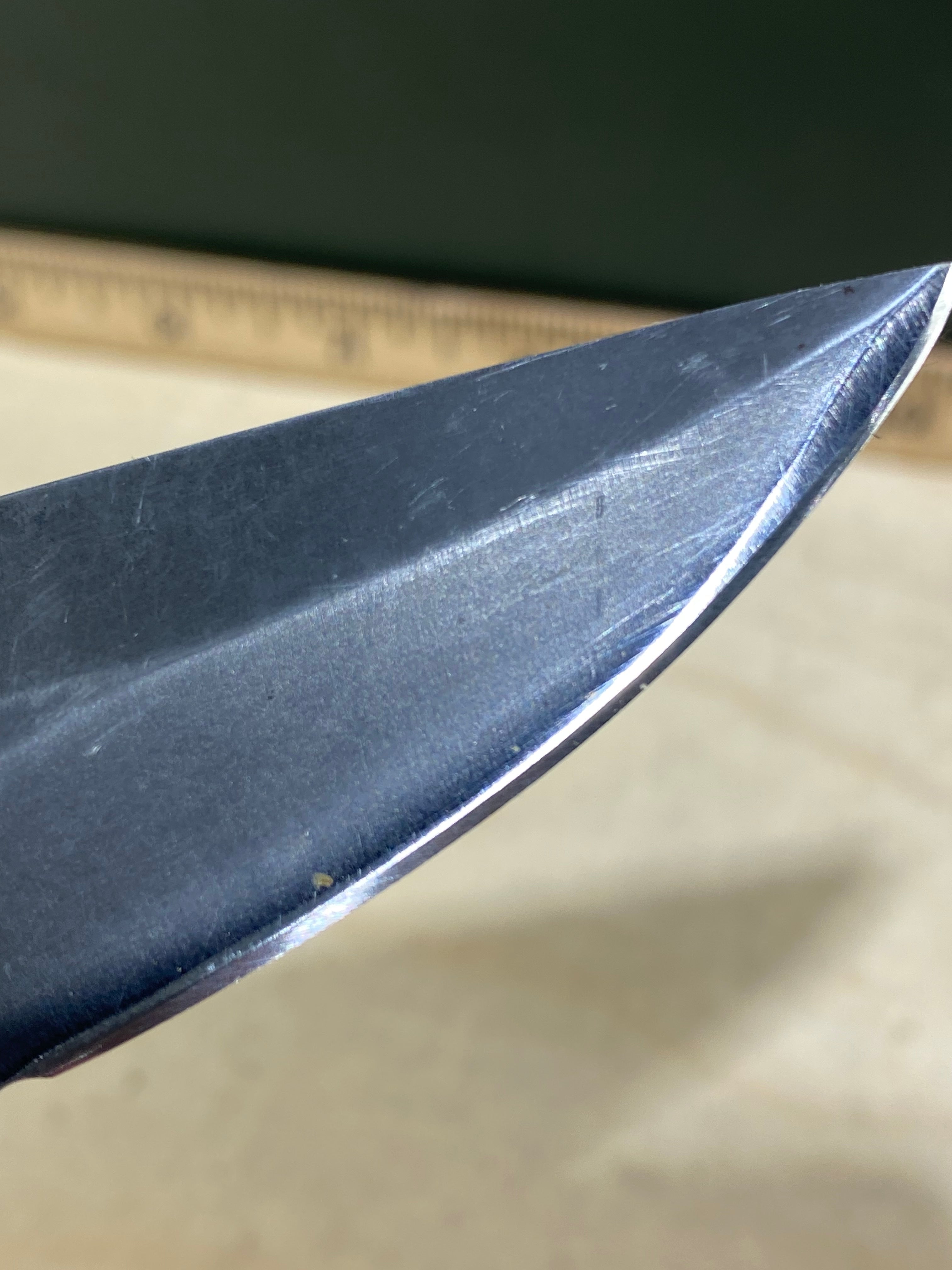 CRKT 6783N #-64. Light usage. Resharpened. Tip bent. Discontinued.