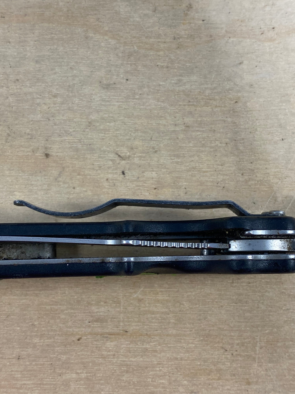 CRKT 6782 #-65. Light usage. Pocket clip it's bent out. Resharpened.