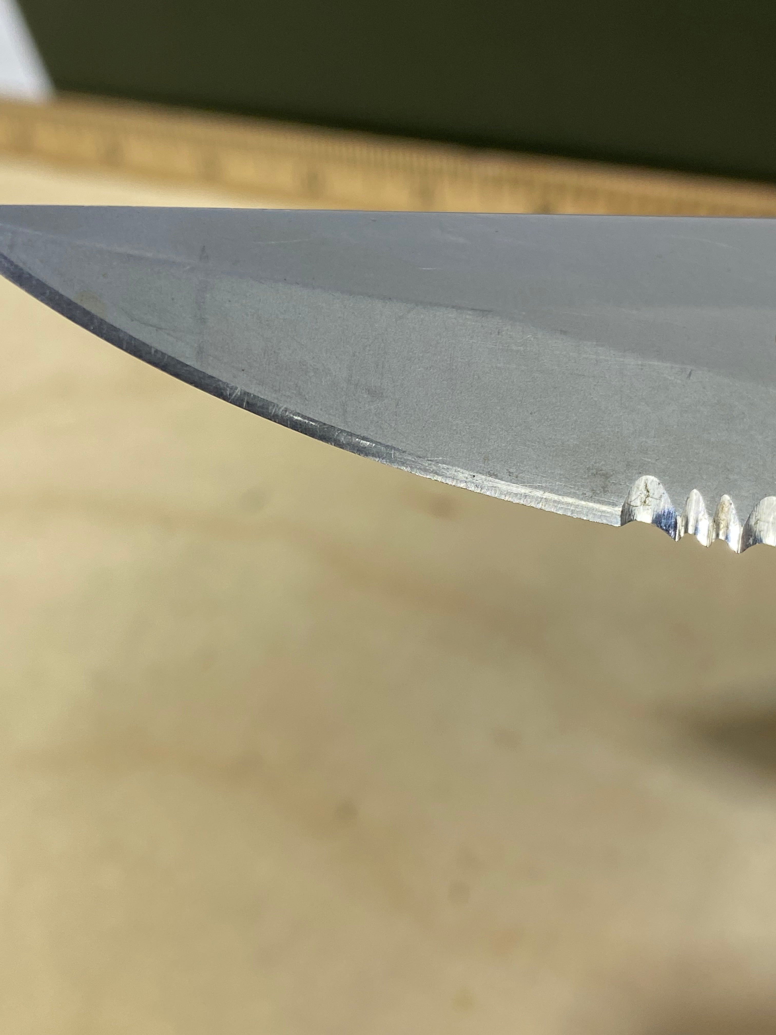 CRKT 6782 #-65. Light usage. Pocket clip it's bent out. Resharpened.