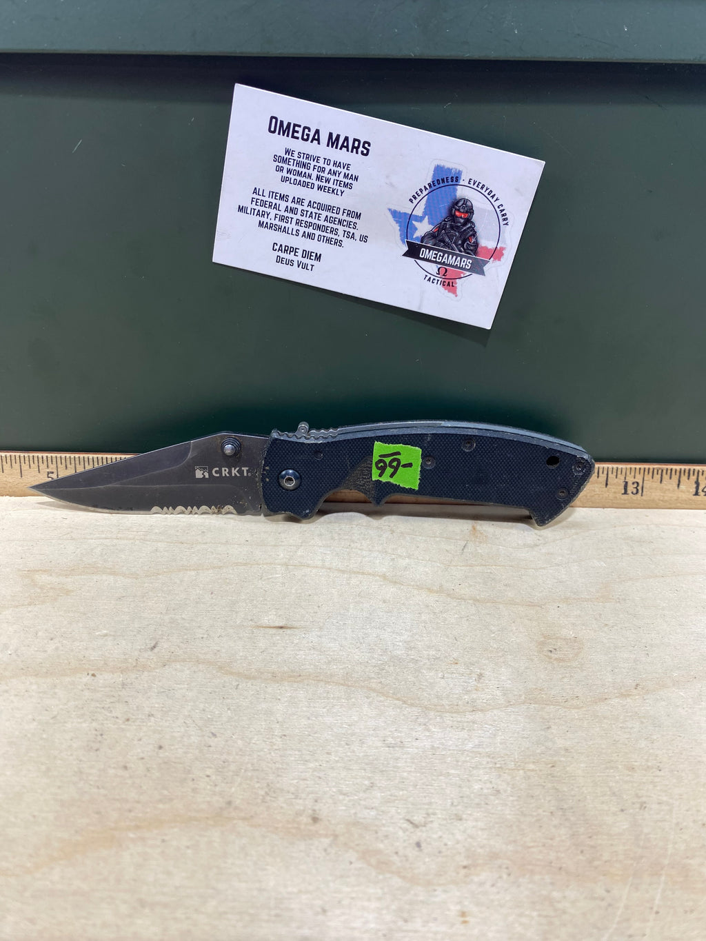 CRKT 6782 #-66. Light usage. Dirty.