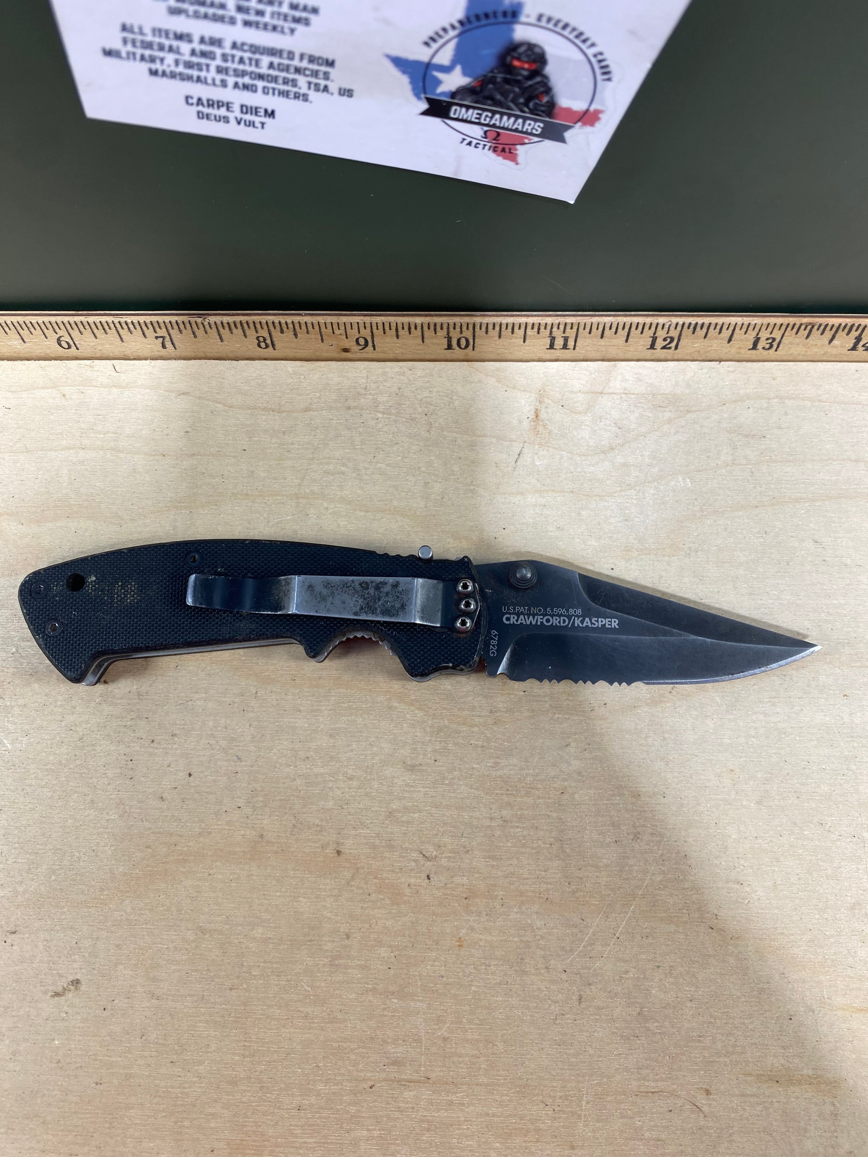 CRKT 6782 #-66. Light usage. Dirty.