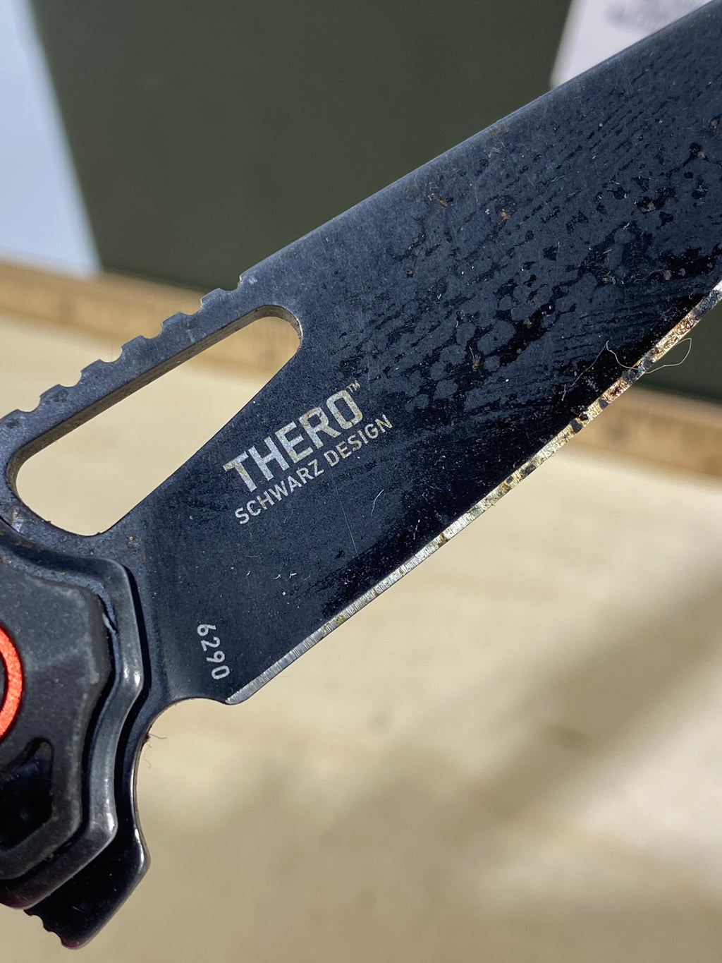 CRKT 6290 Thero #-68. Light usage. Dirty. Discontinued.
