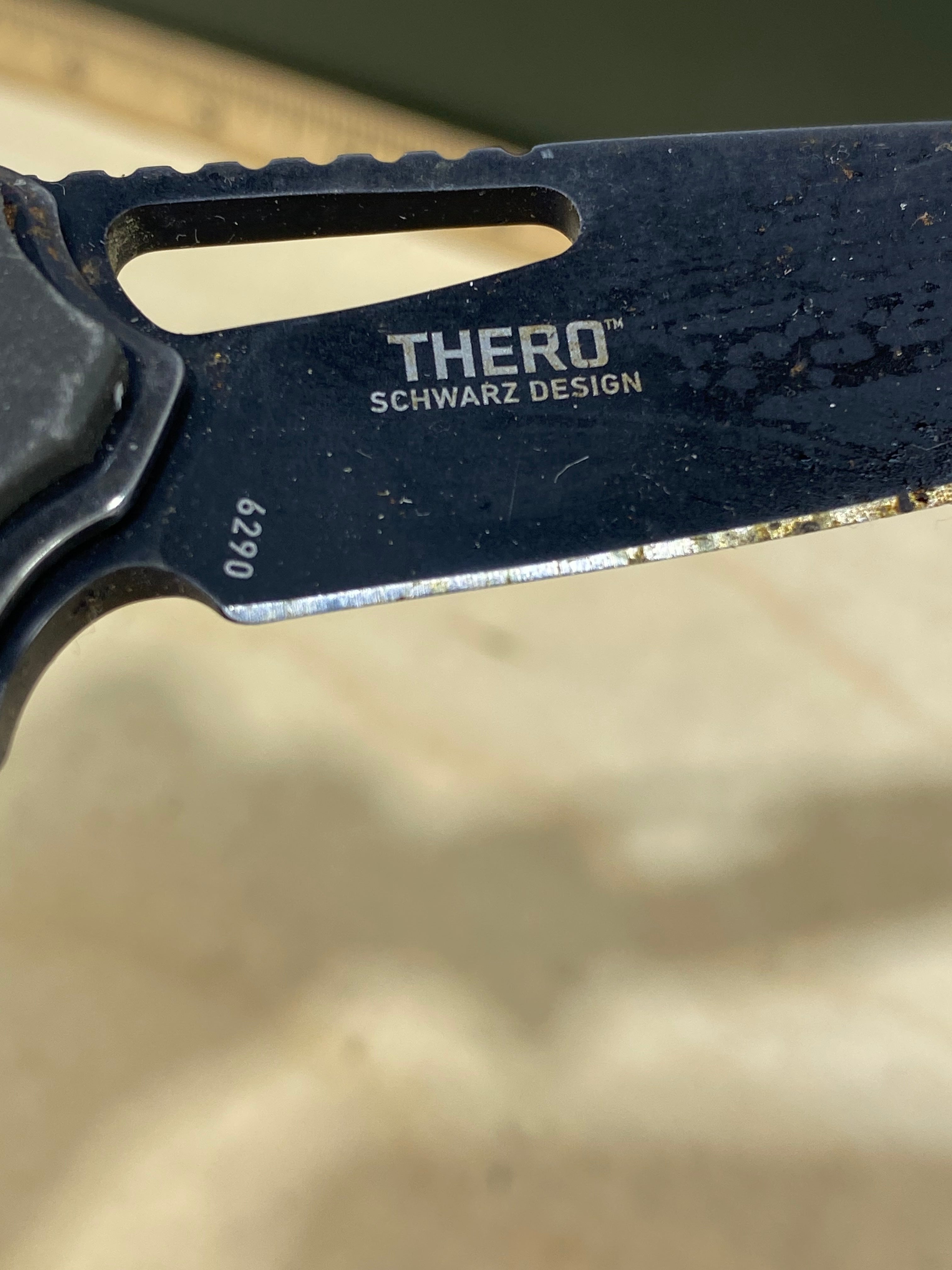 CRKT 6290 Thero #-68. Light usage. Dirty. Discontinued.
