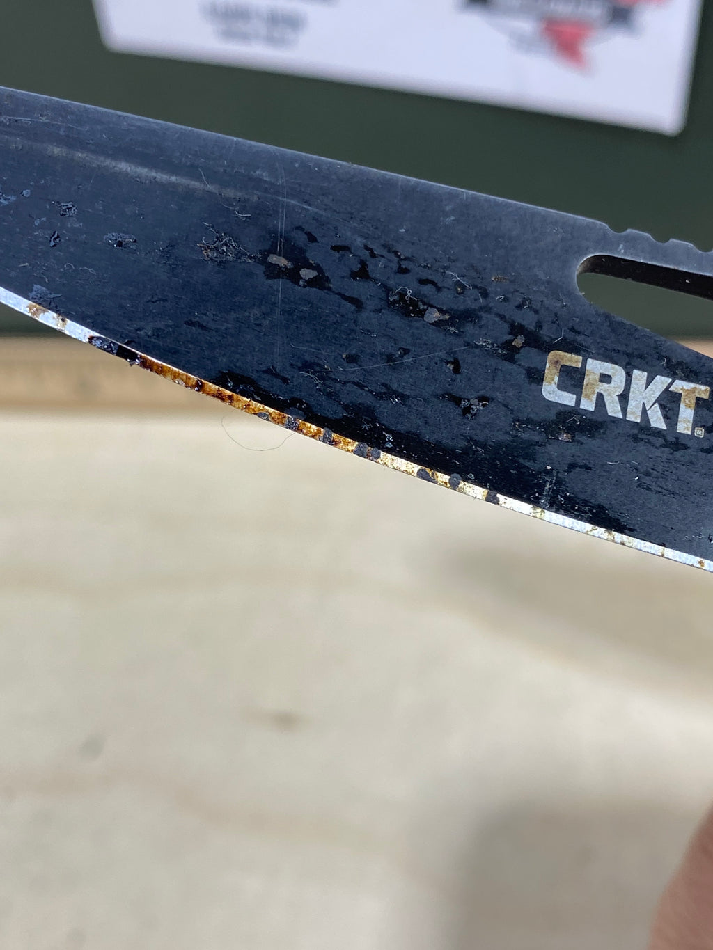 CRKT 6290 Thero #-68. Light usage. Dirty. Discontinued.