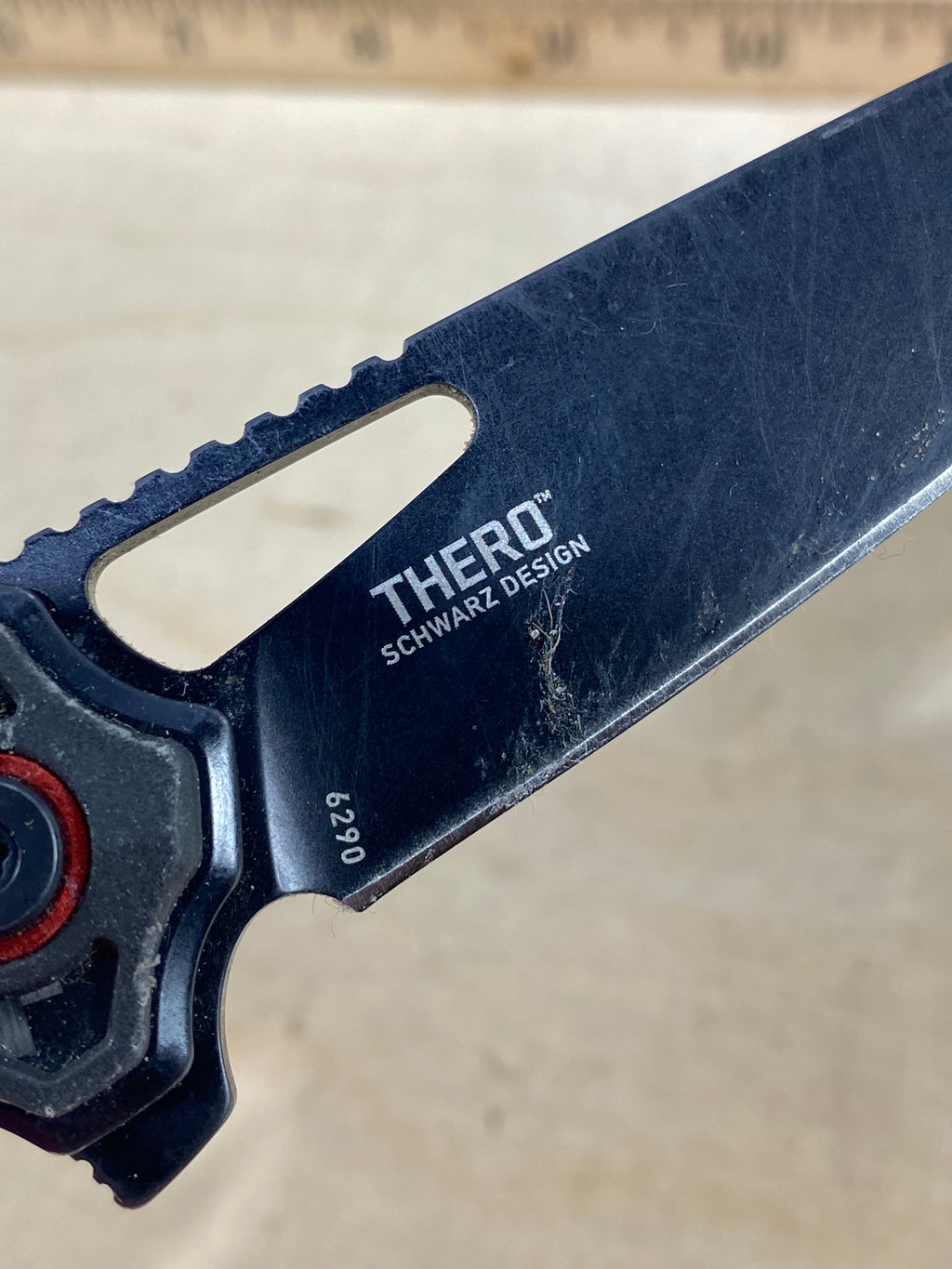 CRKT 6290 Thero #-69. Light usage. Dirty. Discontinued.