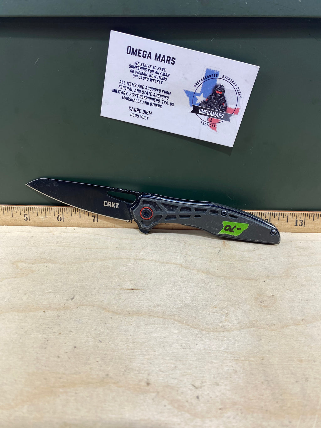 CRKT 6290 Thero #-70. Light usage. Dirty. Discontinued.