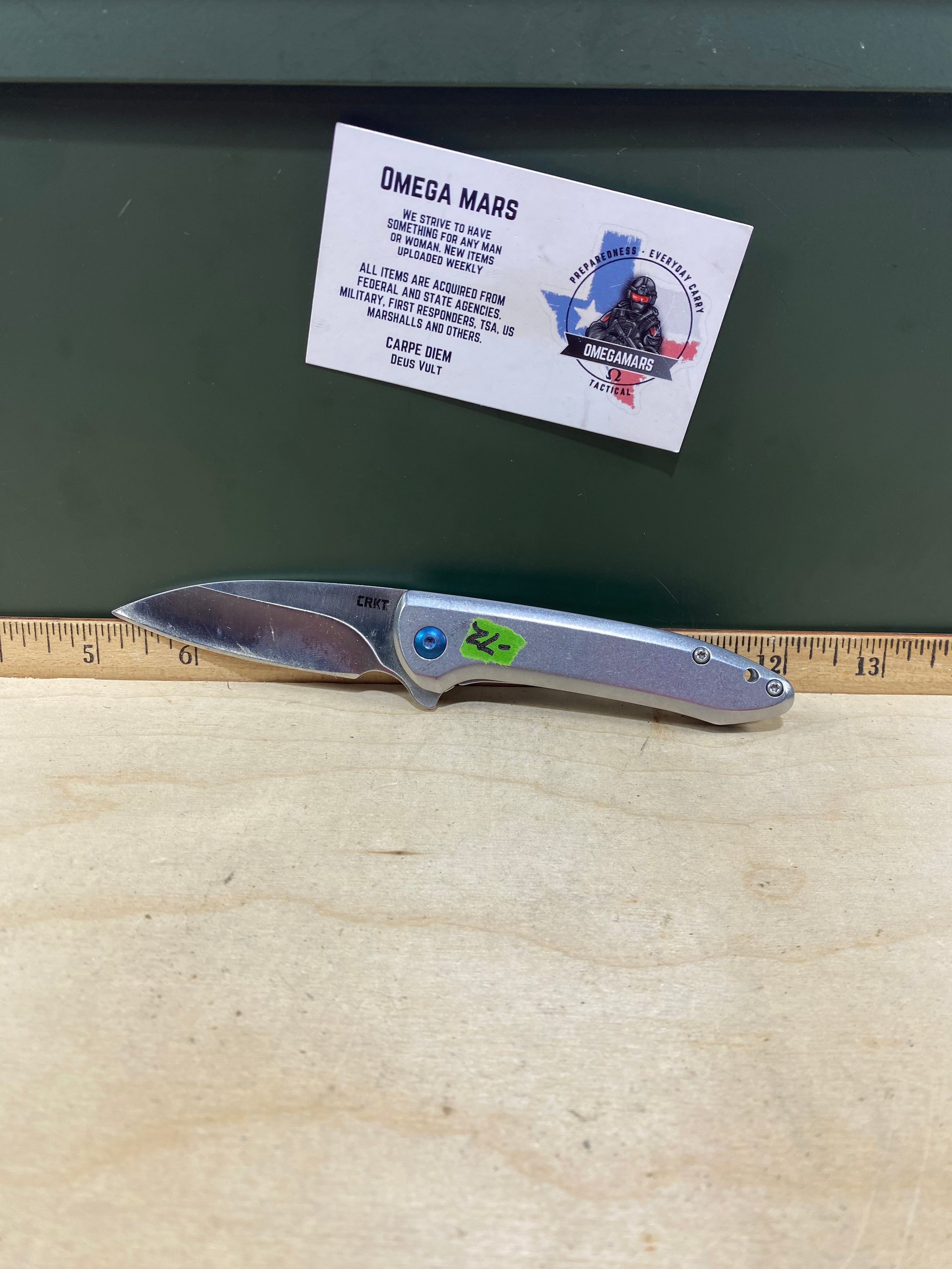 CRKT 5385 Eric Ochs #-72. Light usage. Dirty.
