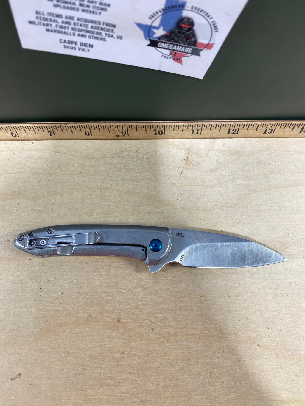 CRKT 5385 Eric Ochs #-72. Light usage. Dirty.