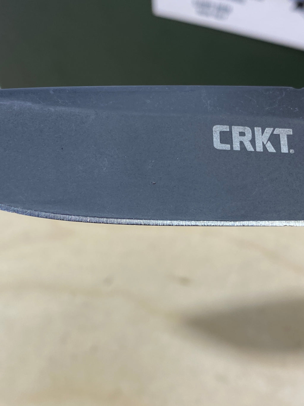 CRKT K330GGP Gusset #-74. Light usage. Chip on blade.