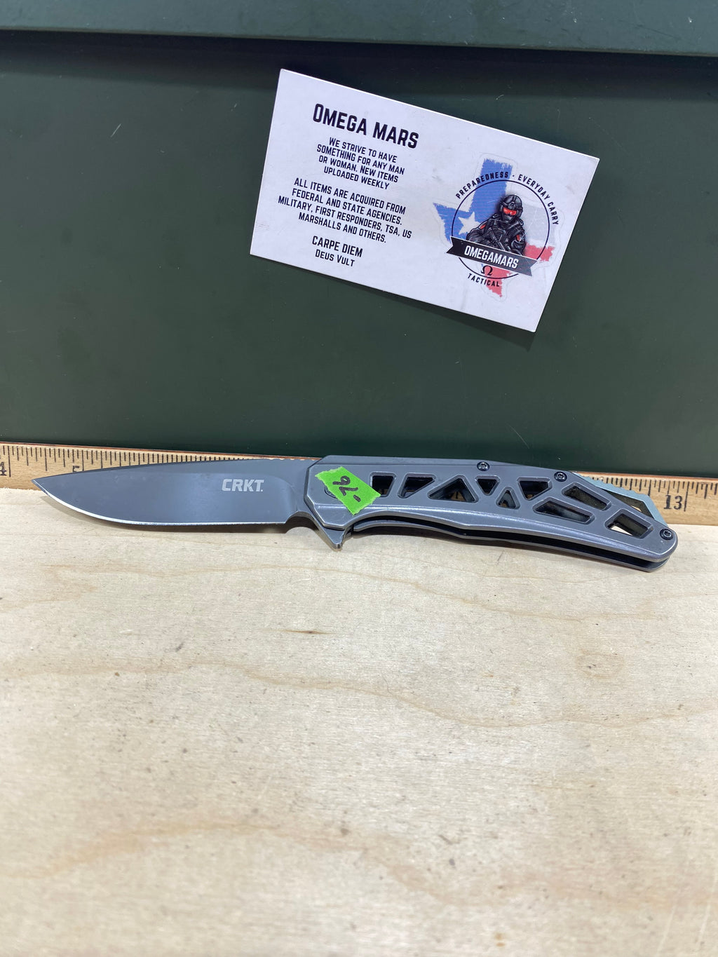 CRKT K330GGP Gusset #-76. Light usage.