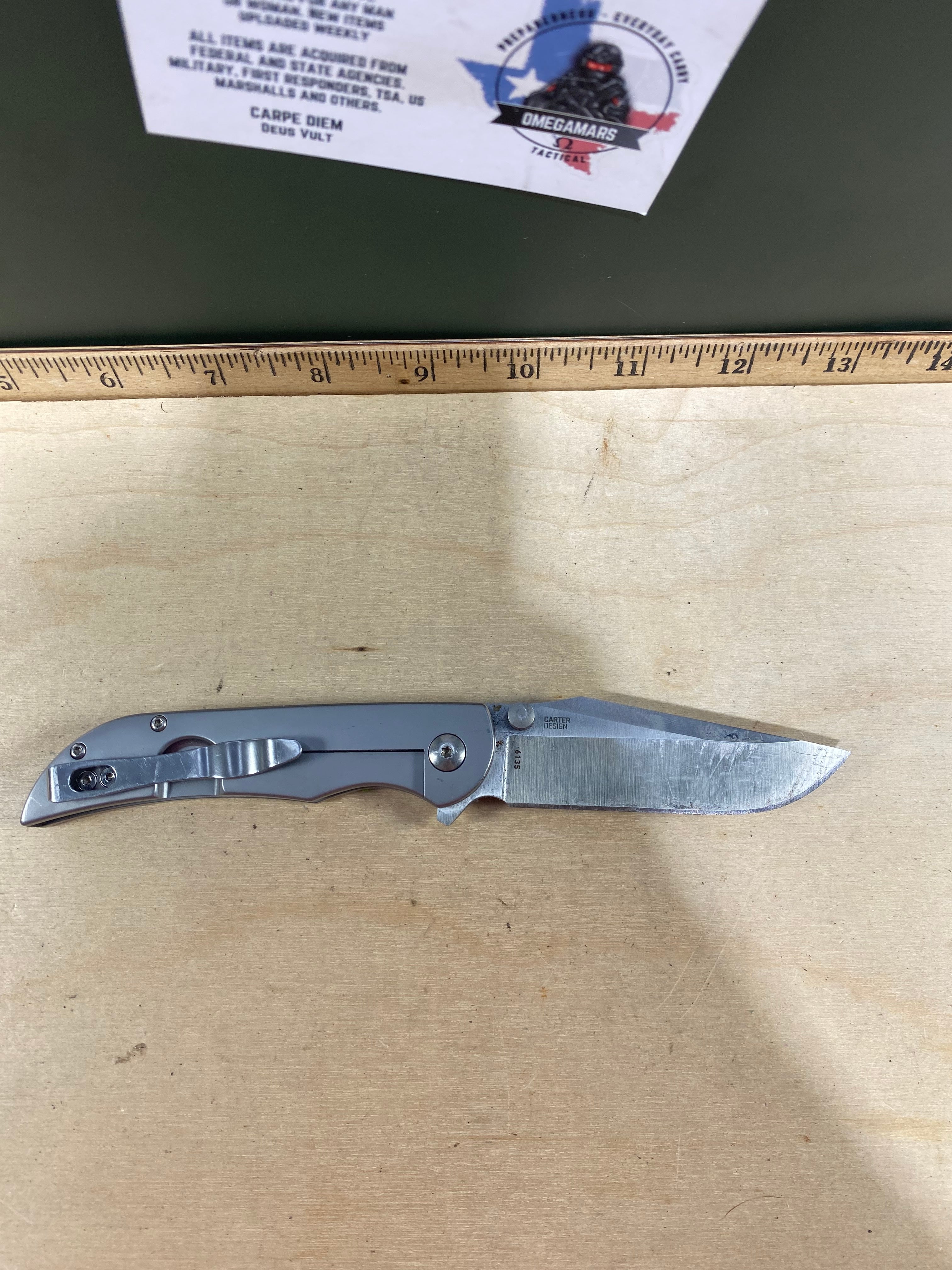 CRKT 6135 #-77. Light usage. Dirty.
