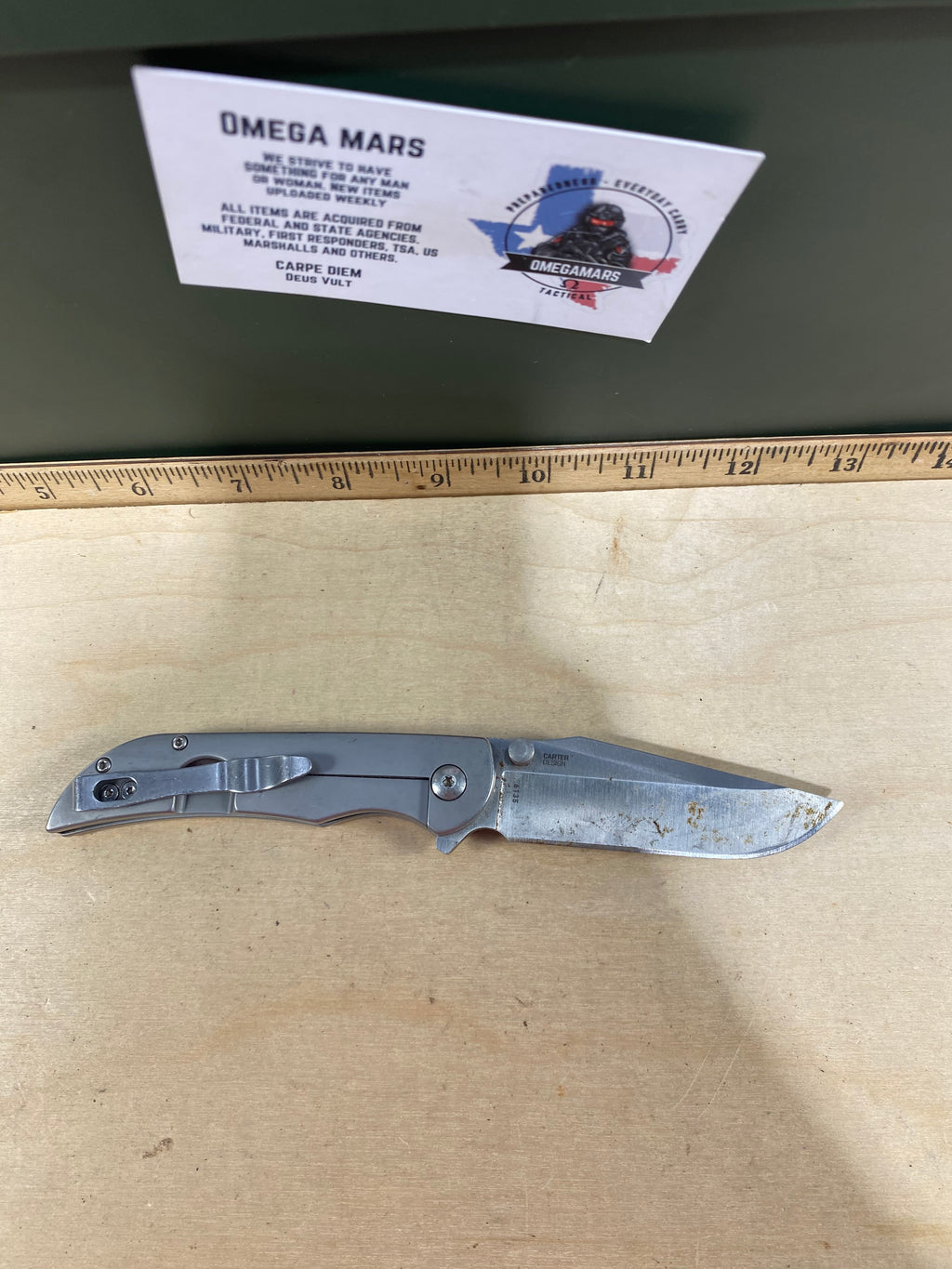 CRKT 6135 #-78. Light usage. Super Dirty.
